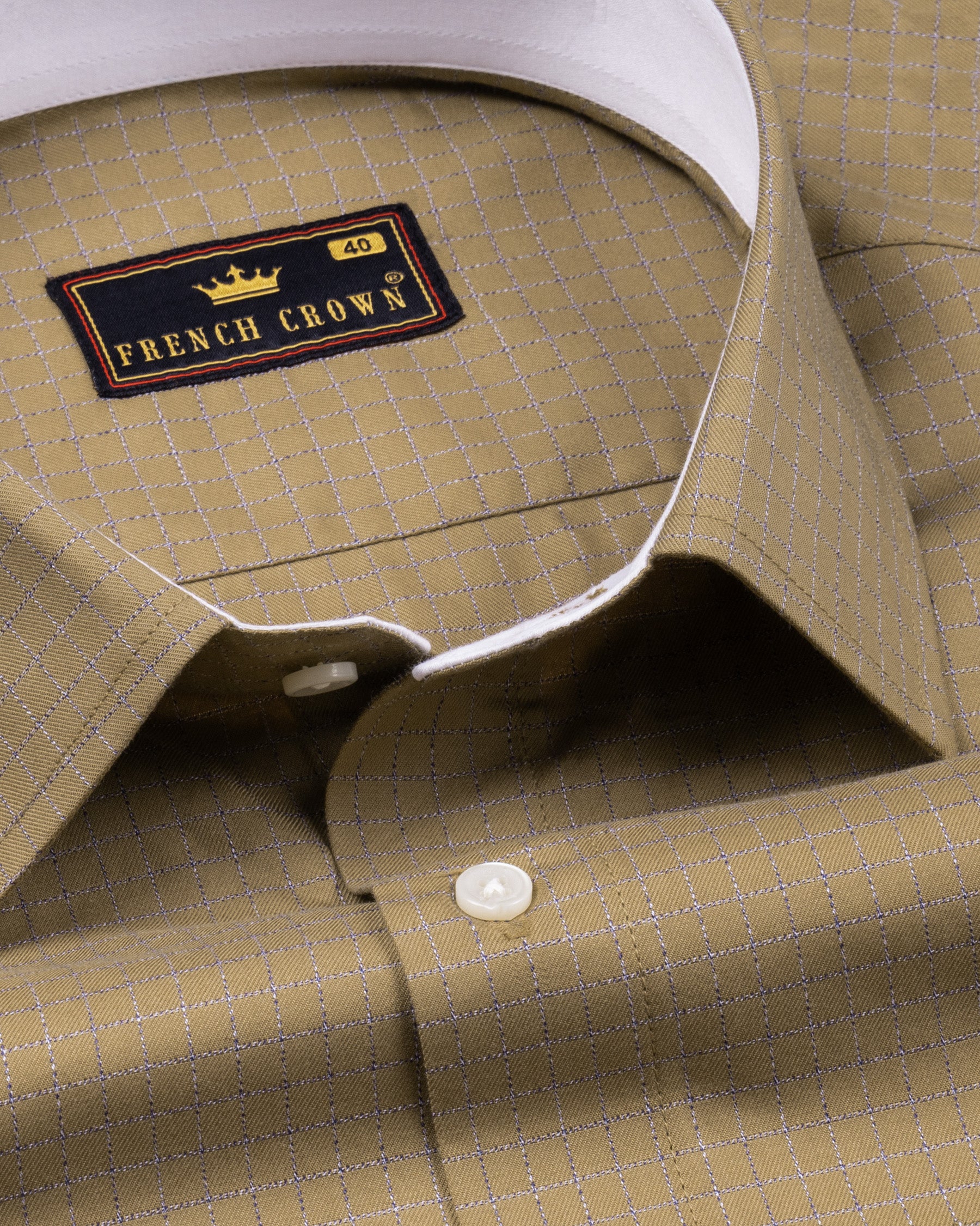 Pale Brown Subtle Chequered Dobby Textured Premium Giza Cotton Shirt 4671-CP-38, 4671-CP-H-38, 4671-CP-39, 4671-CP-H-39, 4671-CP-40, 4671-CP-H-40, 4671-CP-42, 4671-CP-H-42, 4671-CP-44, 4671-CP-46, 4671-CP-H-44, 4671-CP-H-46, 4671-CP-48, 4671-CP-H-48, 4671-CP-50, 4671-CP-H-50, 4671-CP-52, 4671-CP-H-52