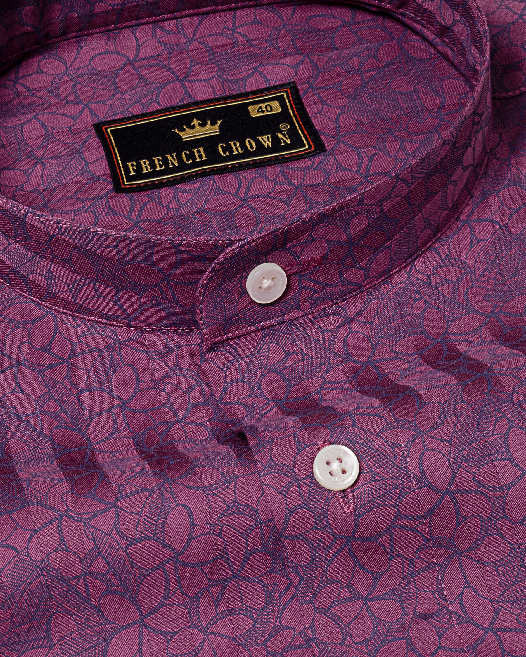 Cosmic Purple Flora Print and subtle Stripe Textured Premium Cotton Shirt 4825-M-38, 4825-M-H-38, 4825-M-39, 4825-M-H-39, 4825-M-H-40, 4825-M-42, 4825-M-H-42, 4825-M-44, 4825-M-H-44, 4825-M-46, 4825-M-H-46, 4825-M-48, 4825-M-H-48, 4825-M-50, 4825-M-H-50, 4825-M-52, 4825-M-H-52, 4825-M-40
