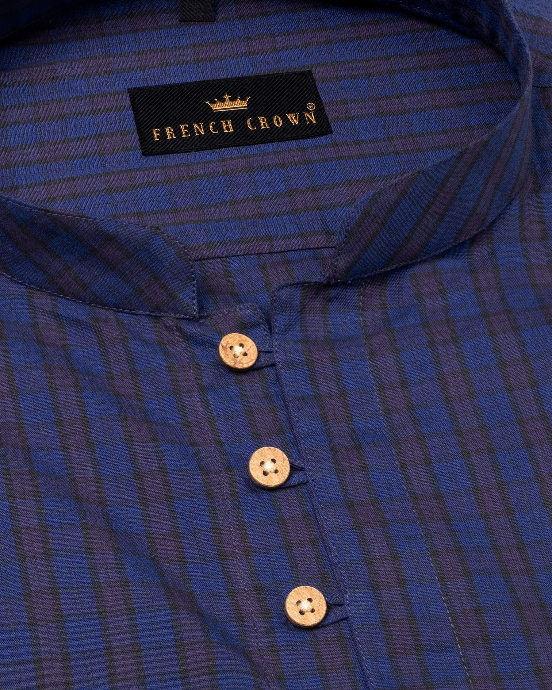 East Bay Blue Plaid Premium Cotton Kurta Style Shirt 4878-KS-38, 4878-KS-H-38, 4878-KS-39, 4878-KS-H-39, 4878-KS-40, 4878-KS-H-40, 4878-KS-42, 4878-KS-H-42, 4878-KS-44, 4878-KS-H-44, 4878-KS-46, 4878-KS-H-46, 4878-KS-48, 4878-KS-H-48, 4878-KS-50, 4878-KS-H-50, 4878-KS-52, 4878-KS-H-52