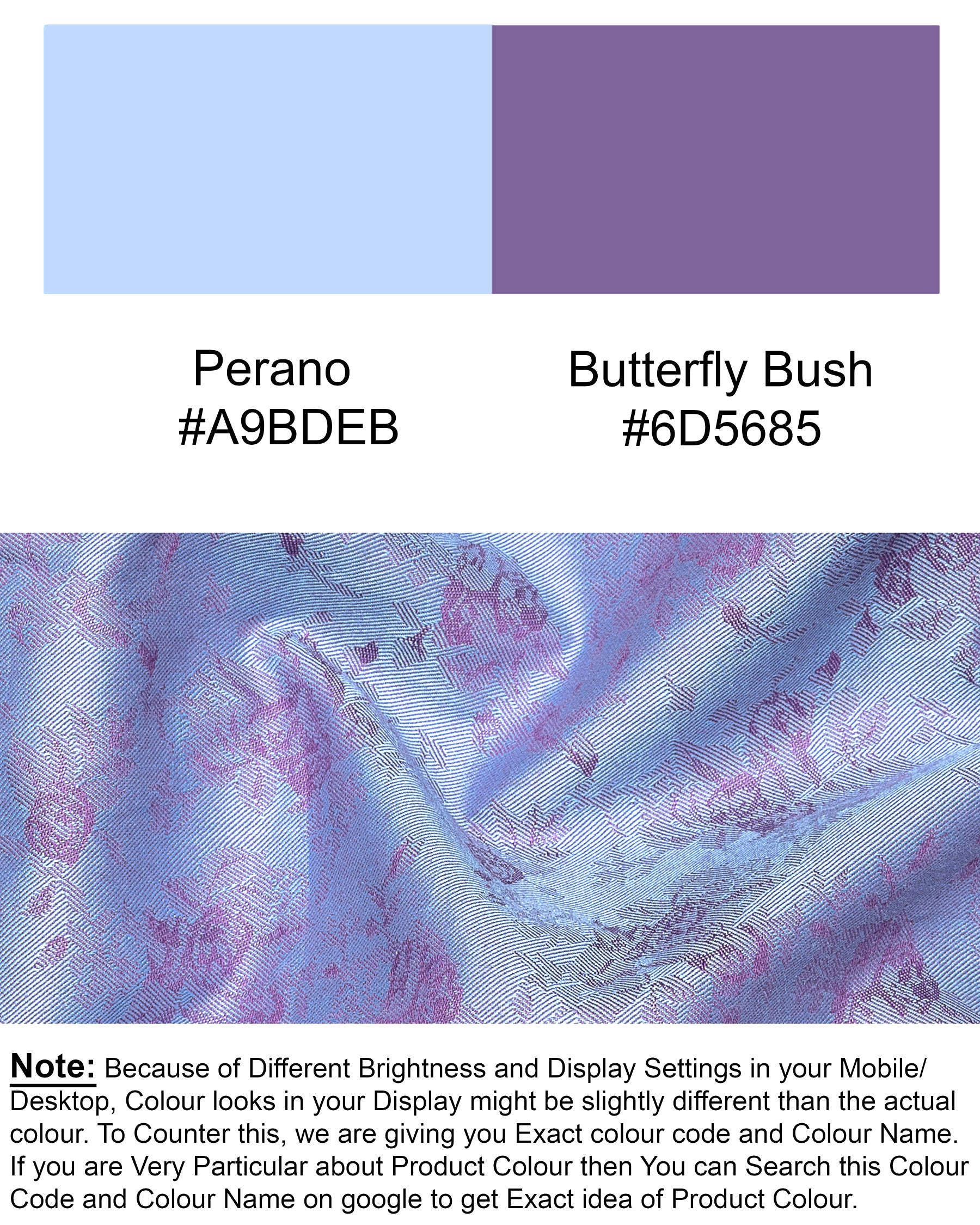 Perano Light Blue with Flowers Jacquard Textured Premium Giza Cotton Shirt 4900-38, 4900-H-38, 4900-H-39, 4900-40, 4900-H-40, 4900-42, 4900-H-42, 4900-44, 4900-H-44, 4900-46, 4900-H-46, 4900-48, 4900-50, 4900-H-50, 4900-52, 4900-H-52, 4900-39, 4900-H-48