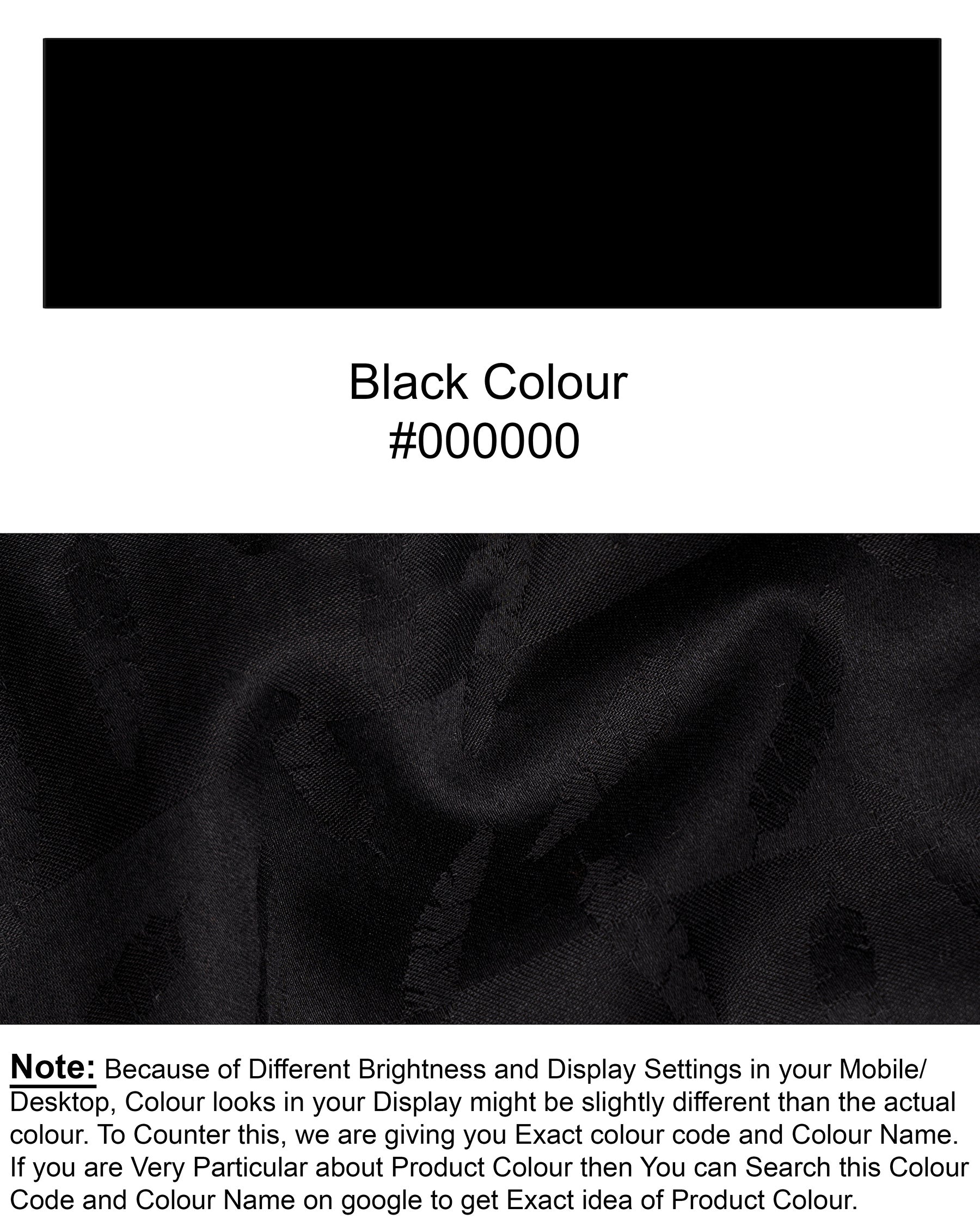 Jade Black Jacquard Textured Premium Giza Cotton Shirt 5169-38, 5169-H-38, 5169-39, 5169-H-39, 5169-40, 5169-H-40, 5169-42, 5169-H-42, 5169-44, 5169-H-44, 5169-46, 5169-H-46, 5169-48, 5169-H-48, 5169-50, 5169-H-50, 5169-52, 5169-H-52