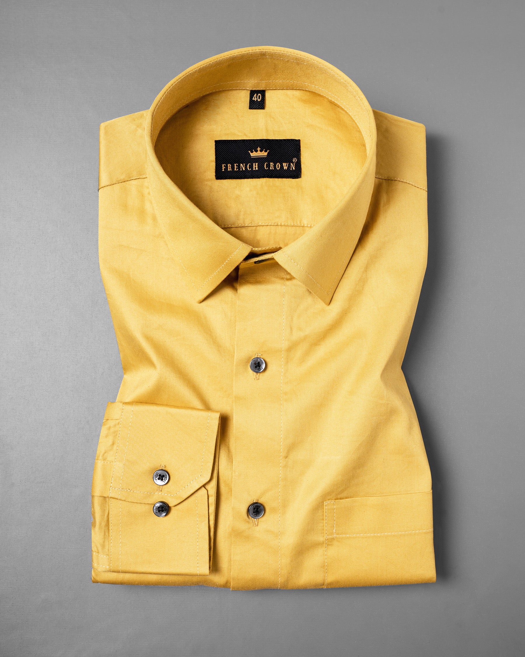 Ronchi Yellow Premium Satin Shirt 5307-BLK-38, 5307-BLK-H-38, 5307-BLK-39, 5307-BLK-H-39, 5307-BLK-40, 5307-BLK-H-40, 5307-BLK-42, 5307-BLK-H-42, 5307-BLK-44, 5307-BLK-H-44, 5307-BLK-46, 5307-BLK-H-46, 5307-BLK-48, 5307-BLK-H-48, 5307-BLK-50, 5307-BLK-H-50, 5307-BLK-52, 5307-BLK-H-52