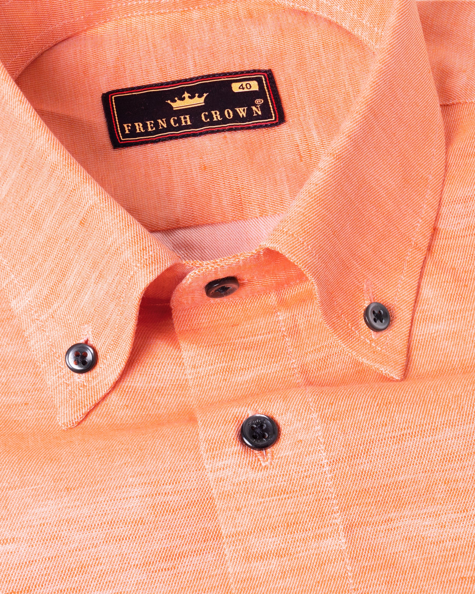 Apricot Orange Luxurious Linen Shirt 5325-BD-BLK-38, 5325-BD-BLK-H-38, 5325-BD-BLK-39, 5325-BD-BLK-H-39, 5325-BD-BLK-40, 5325-BD-BLK-H-40, 5325-BD-BLK-42, 5325-BD-BLK-H-42, 5325-BD-BLK-44, 5325-BD-BLK-H-44, 5325-BD-BLK-46, 5325-BD-BLK-H-46, 5325-BD-BLK-48, 5325-BD-BLK-H-48, 5325-BD-BLK-50, 5325-BD-BLK-H-50, 5325-BD-BLK-52, 5325-BD-BLK-H-52