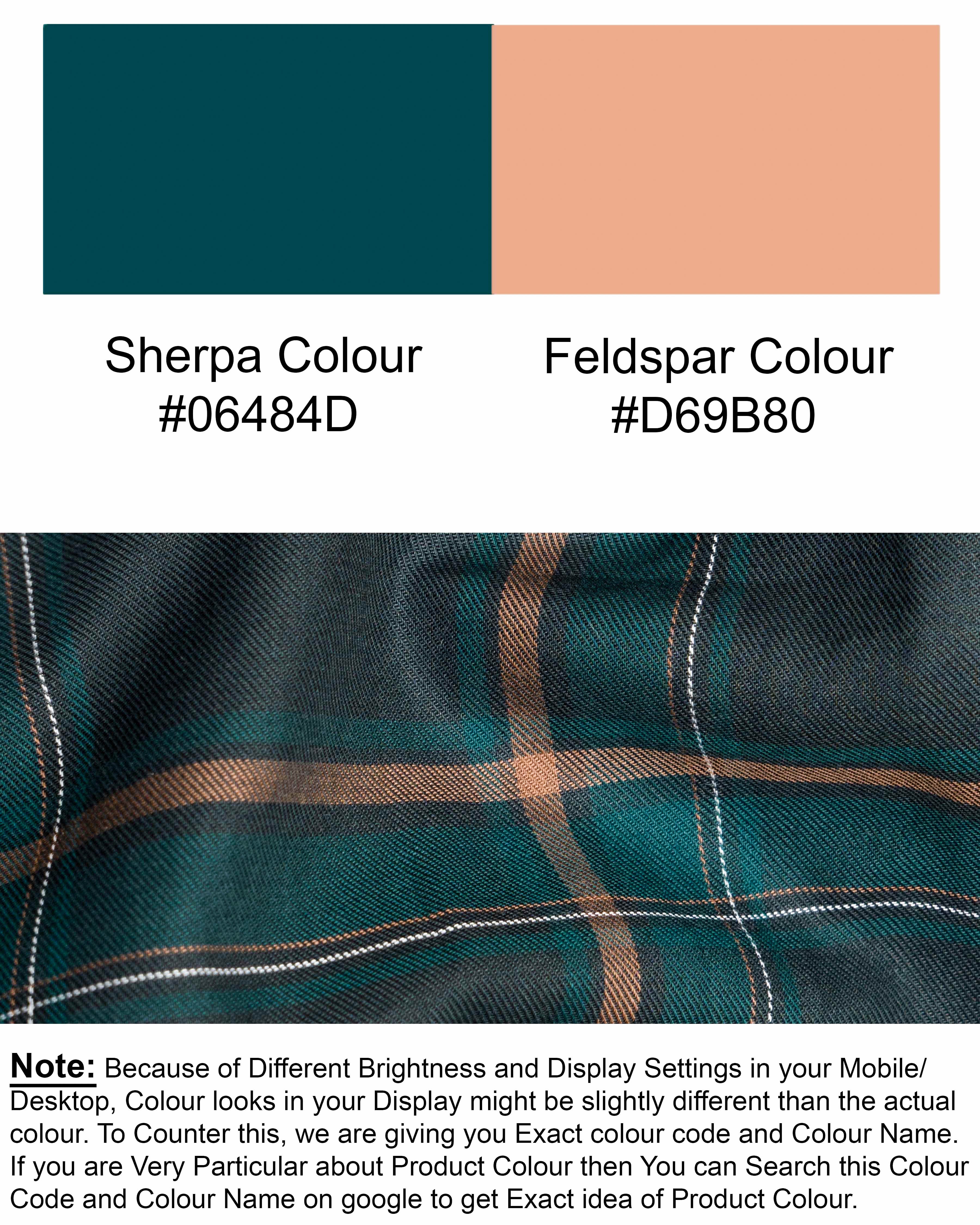 Sherpa Green Twill Plaid Premium Cotton Shirt 5380-BD-38, 5380-BD-H-38, 5380-BD-39, 5380-BD-H-39, 5380-BD-40, 5380-BD-H-40, 5380-BD-42, 5380-BD-H-42, 5380-BD-44, 5380-BD-H-44, 5380-BD-46, 5380-BD-H-46, 5380-BD-48, 5380-BD-H-48, 5380-BD-50, 5380-BD-H-50, 5380-BD-52, 5380-BD-H-52