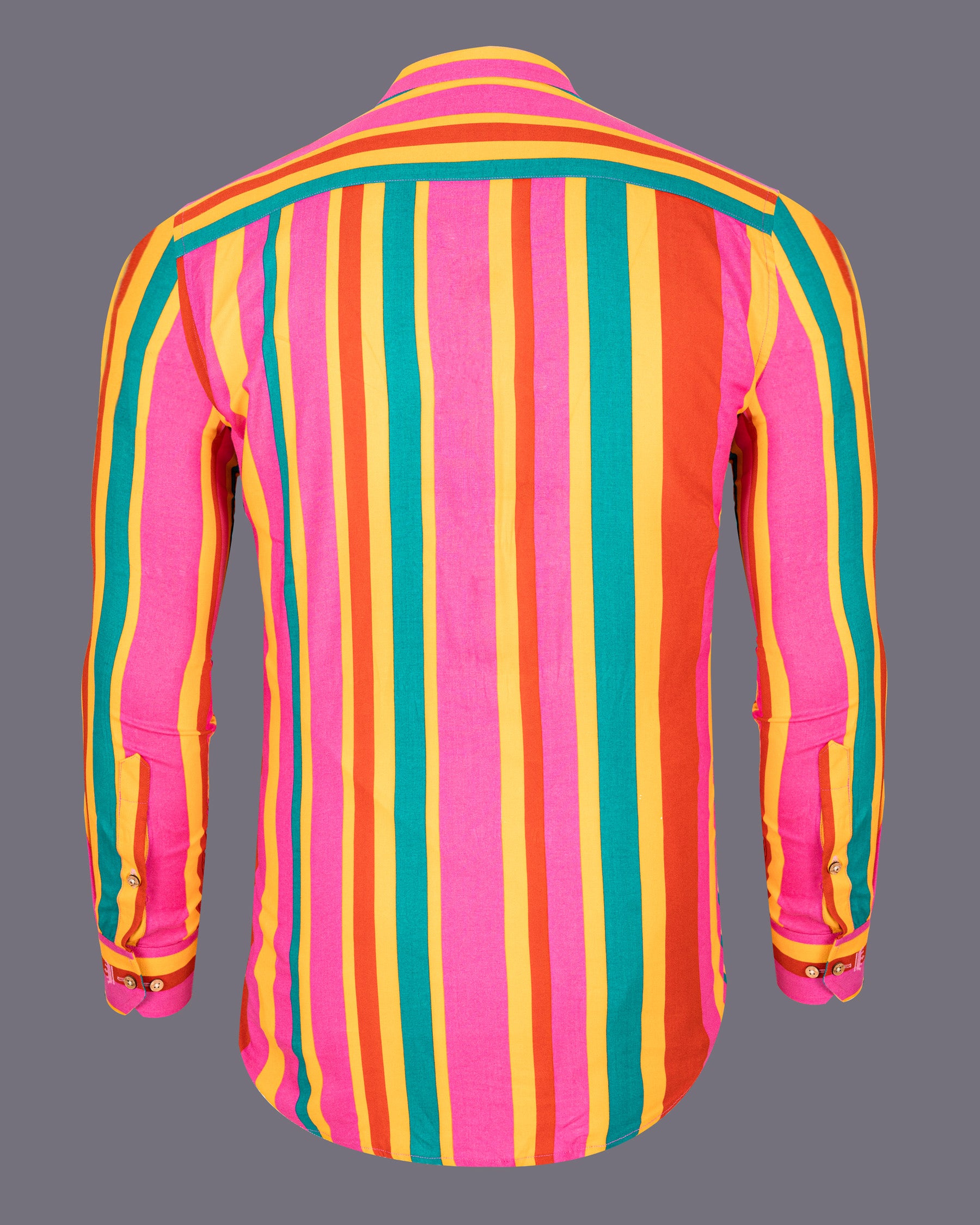 Persian Pink and Rajah Multicolour Striped Premium Tencel Kurta Shirt 5390-KS-38, 5390-KS-H-38, 5390-KS-39, 5390-KS-H-39, 5390-KS-40, 5390-KS-H-40, 5390-KS-42, 5390-KS-H-42, 5390-KS-44, 5390-KS-H-44, 5390-KS-46, 5390-KS-H-46, 5390-KS-48, 5390-KS-H-48, 5390-KS-50, 5390-KS-H-50, 5390-KS-52, 5390-KS-H-52