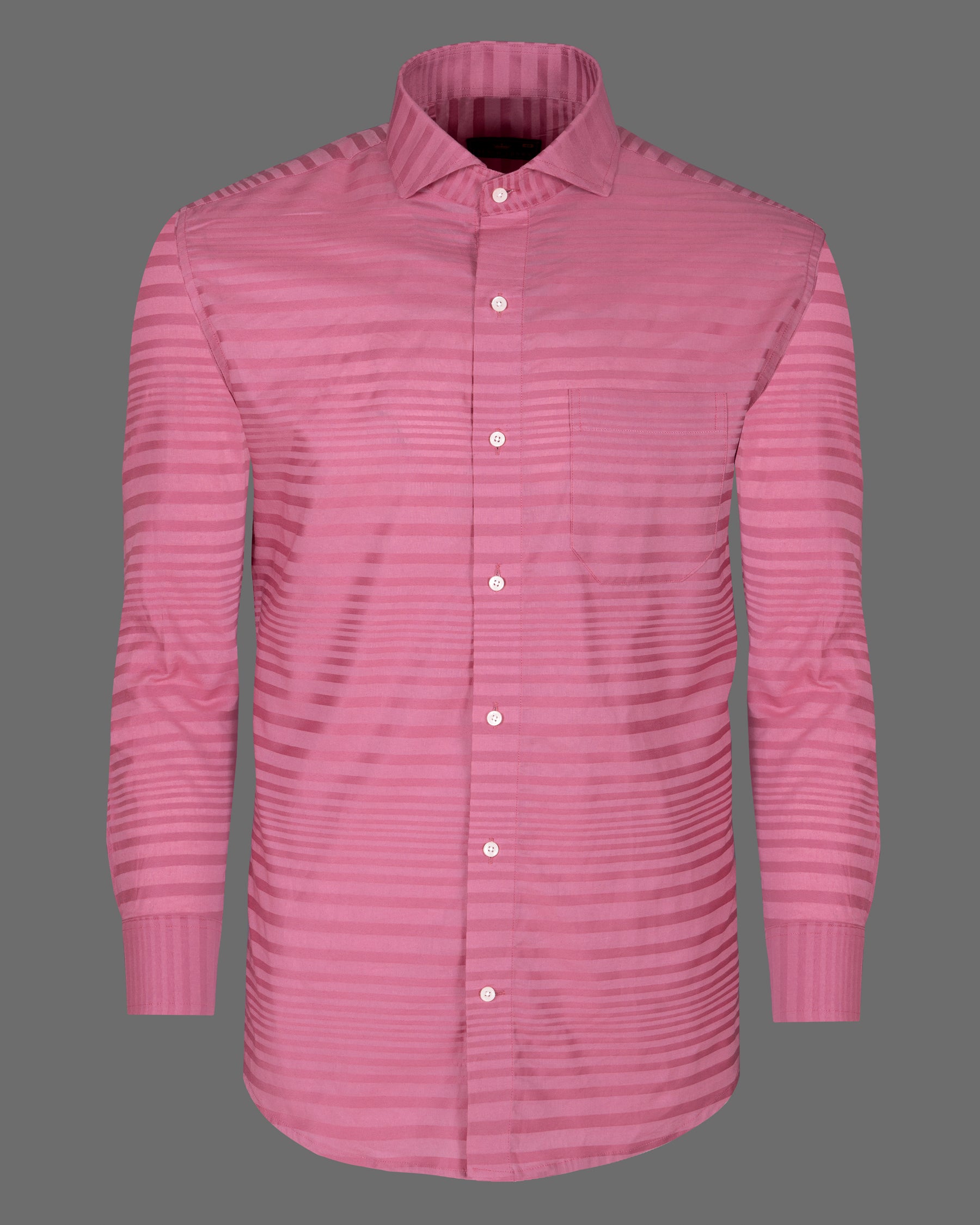 Illusion and Hippie Pink Striped Dobby Textured Premium Giza Cotton Shirt 5426-CA-38, 5426-CA-H-38, 5426-CA-39, 5426-CA-H-39, 5426-CA-40, 5426-CA-H-40, 5426-CA-42, 5426-CA-H-42, 5426-CA-44, 5426-CA-H-44, 5426-CA-46, 5426-CA-H-46, 5426-CA-48, 5426-CA-H-48, 5426-CA-50, 5426-CA-H-50, 5426-CA-52, 5426-CA-H-52