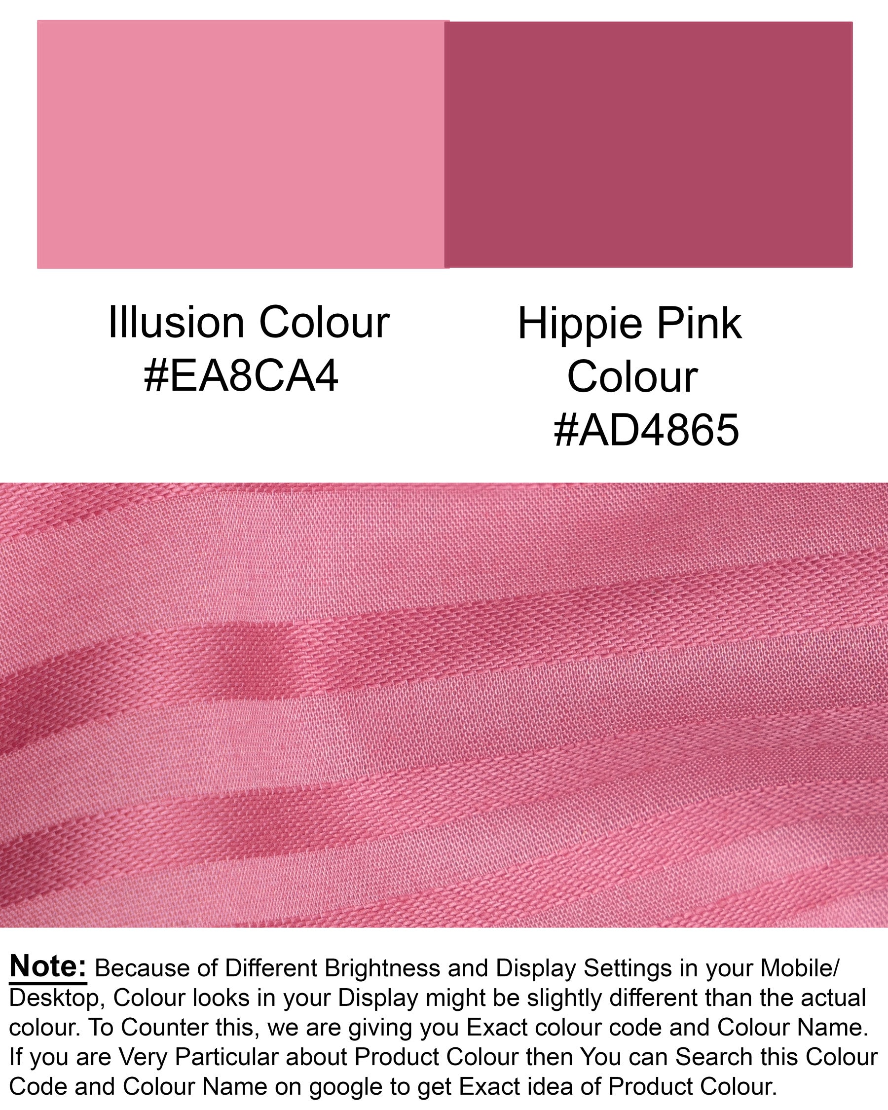 Illusion and Hippie Pink Striped Dobby Textured Premium Giza Cotton Shirt 5426-CA-38, 5426-CA-H-38, 5426-CA-39, 5426-CA-H-39, 5426-CA-40, 5426-CA-H-40, 5426-CA-42, 5426-CA-H-42, 5426-CA-44, 5426-CA-H-44, 5426-CA-46, 5426-CA-H-46, 5426-CA-48, 5426-CA-H-48, 5426-CA-50, 5426-CA-H-50, 5426-CA-52, 5426-CA-H-52