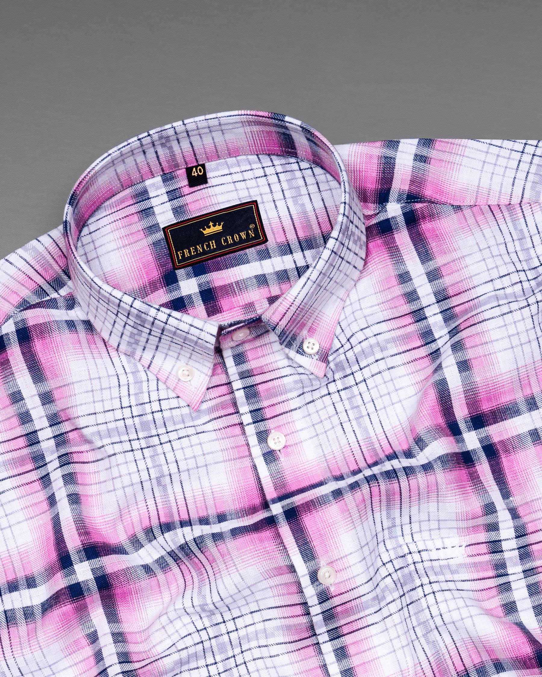 Bright White with Jacarta Blue Twill Plaid Premium Cotton Shirt 5791-BD-38, 5791-BD-H-38, 5791-BD-39, 5791-BD-H-39, 5791-BD-40, 5791-BD-H-40, 5791-BD-42, 5791-BD-H-42, 5791-BD-44, 5791-BD-H-44, 5791-BD-46, 5791-BD-H-46, 5791-BD-48, 5791-BD-H-48, 5791-BD-50, 5791-BD-H-50, 5791-BD-52, 5791-BD-H-52