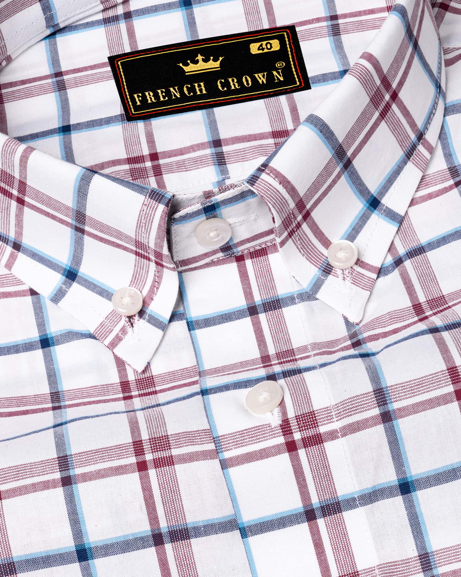 Bright White Plaid Premium Cotton Shirt 6047-BD-38, 6047-BD-H-38, 6047-BD-39, 6047-BD-H-39, 6047-BD-40, 6047-BD-H-40, 6047-BD-42, 6047-BD-H-42, 6047-BD-44, 6047-BD-H-44, 6047-BD-46, 6047-BD-H-46, 6047-BD-48, 6047-BD-H-48, 6047-BD-50, 6047-BD-H-50, 6047-BD-52, 6047-BD-H-52