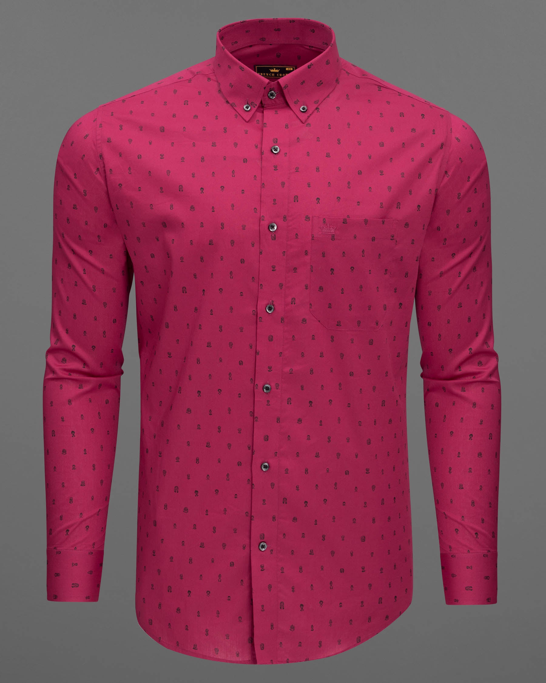 Cabaret Red People Printed Royal Oxford Shirt 6094-BD-BLK-38, 6094-BD-BLK-H-38, 6094-BD-BLK-39, 6094-BD-BLK-H-39, 6094-BD-BLK-40, 6094-BD-BLK-H-40, 6094-BD-BLK-42, 6094-BD-BLK-H-42, 6094-BD-BLK-44, 6094-BD-BLK-H-44, 6094-BD-BLK-46, 6094-BD-BLK-H-46, 6094-BD-BLK-48, 6094-BD-BLK-H-48, 6094-BD-BLK-50, 6094-BD-BLK-H-50, 6094-BD-BLK-52, 6094-BD-BLK-H-52