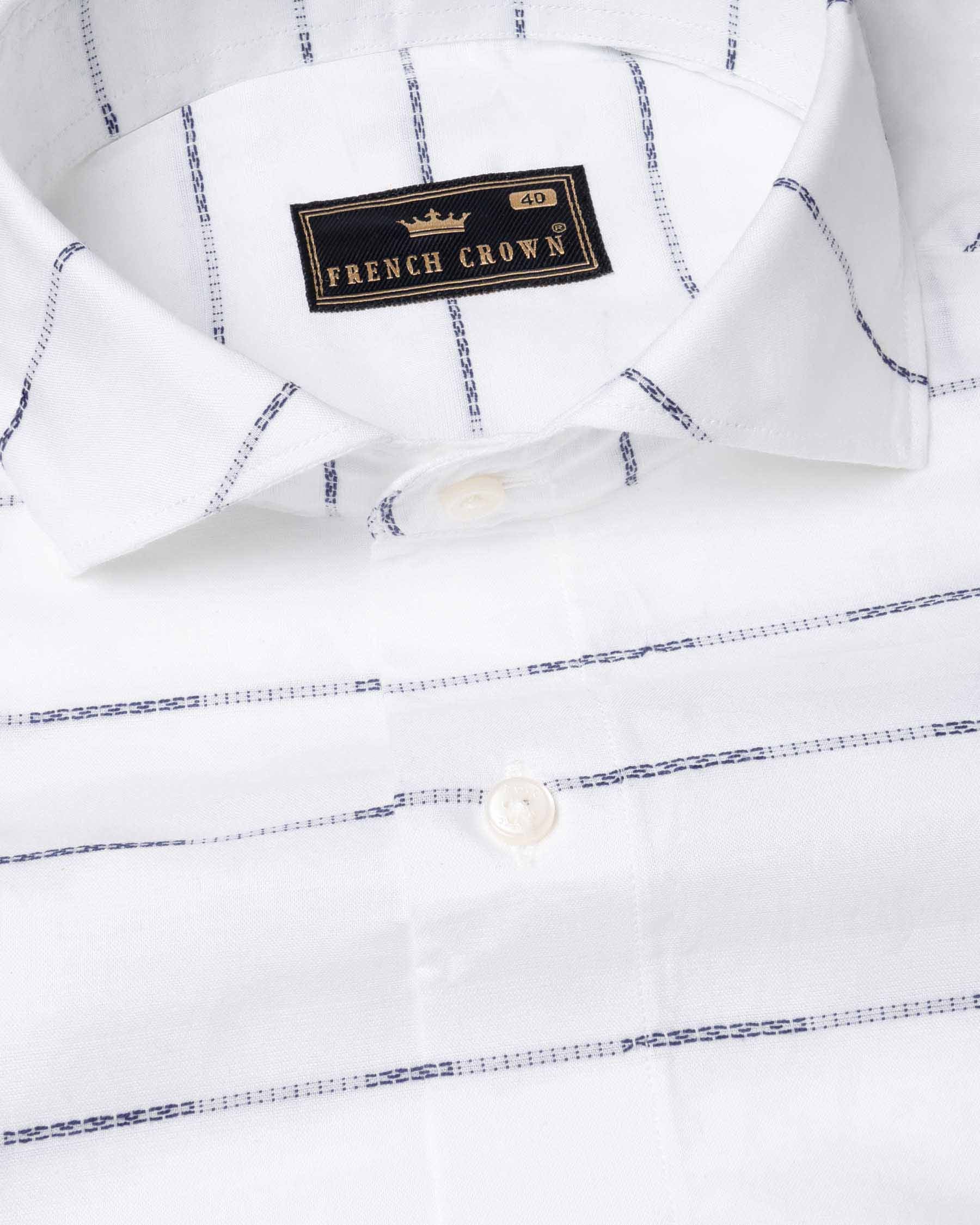 Bright White Striped Dobby Striped Premium Giza Cotton Shirt 6164-CA-38, 6164-CA-H-38, 6164-CA-39, 6164-CA-H-39, 6164-CA-40, 6164-CA-H-40, 6164-CA-42, 6164-CA-H-42, 6164-CA-44, 6164-CA-H-44, 6164-CA-46, 6164-CA-H-46, 6164-CA-48, 6164-CA-H-48, 6164-CA-50, 6164-CA-H-50, 6164-CA-52, 6164-CA-H-52