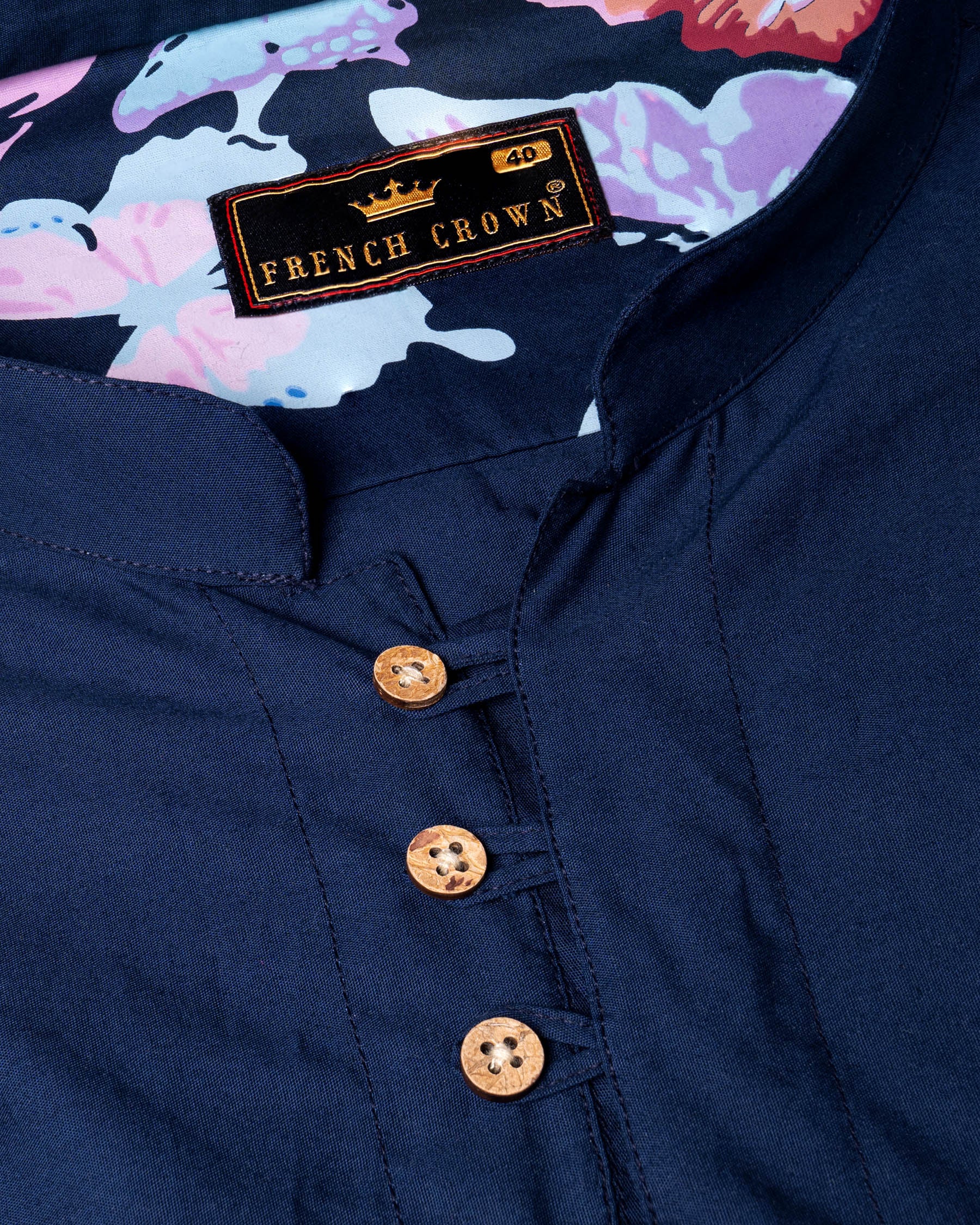 Cloud Burst Blue Butterfly Printed Premium Cotton Kurta Shirt 6174-KS-38, 6174-KS-H-38, 6174-KS-39, 6174-KS-H-39, 6174-KS-40, 6174-KS-H-40, 6174-KS-42, 6174-KS-H-42, 6174-KS-44, 6174-KS-H-44, 6174-KS-46, 6174-KS-H-46, 6174-KS-48, 6174-KS-H-48, 6174-KS-50, 6174-KS-H-50, 6174-KS-52, 6174-KS-H-52