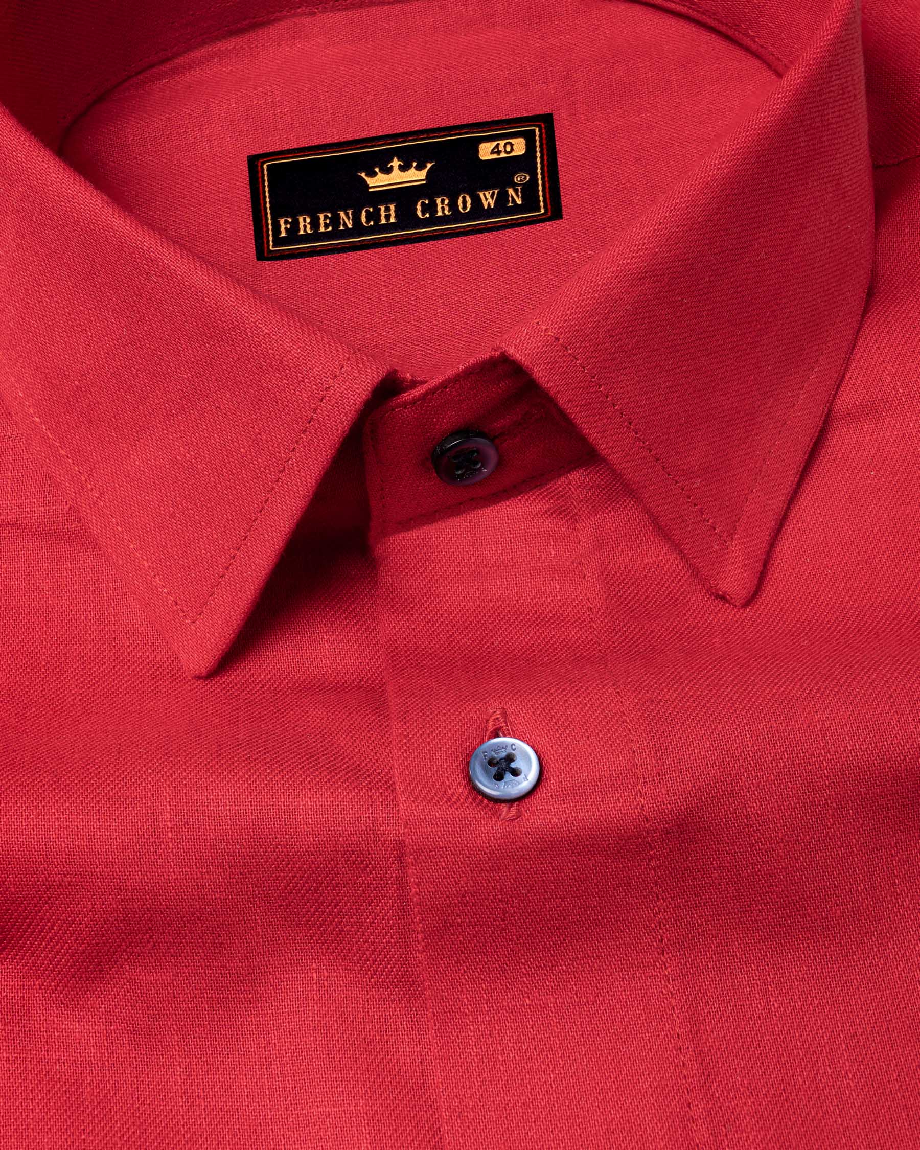 Alizarin Crimson Luxurious Linen Shirt 6181-BLE-38,6181-BLE-H-38,6181-BLE-39,6181-BLE-H-39,6181-BLE-40,6181-BLE-H-40,6181-BLE-42,6181-BLE-H-42,6181-BLE-44,6181-BLE-H-44,6181-BLE-46,6181-BLE-H-46,6181-BLE-48,6181-BLE-H-48,6181-BLE-50,6181-BLE-H-50,6181-BLE-52,6181-BLE-H-52