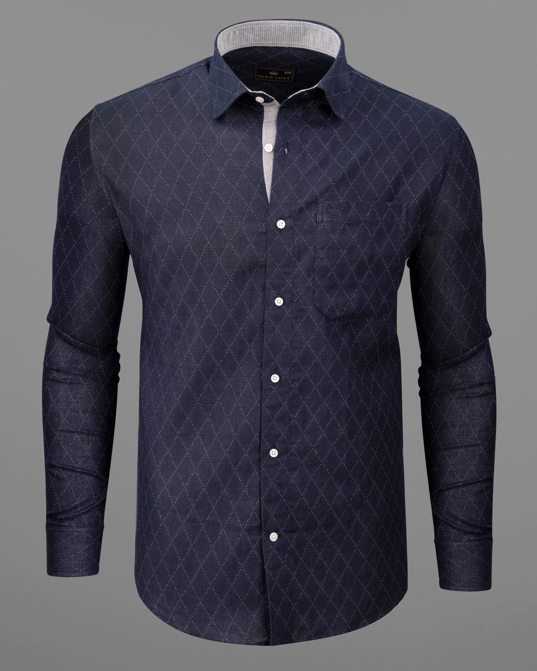 Tuna Blue Twill Textured Double Cloth Premium Cotton Shirt 6183-CLOTH-P-38,6183-CLOTH-P-H-38,6183-CLOTH-P-39,6183-CLOTH-P-H-39,6183-CLOTH-P-40,6183-CLOTH-P-H-40,6183-CLOTH-P-42,6183-CLOTH-P-H-42,6183-CLOTH-P-44,6183-CLOTH-P-H-44,6183-CLOTH-P-46,6183-CLOTH-P-H-46,6183-CLOTH-P-48,6183-CLOTH-P-H-48,6183-CLOTH-P-50,6183-CLOTH-P-H-50,6183-CLOTH-P-52,6183-CLOTH-P-H-52