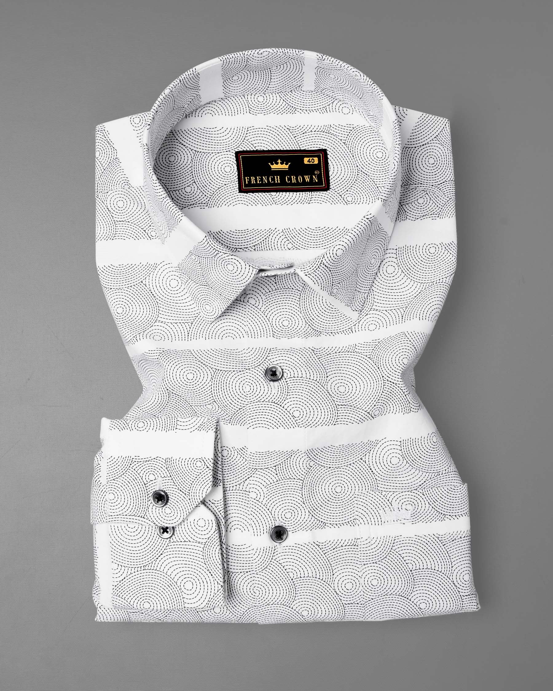 Bright White Swirls Print Super Soft Premium Cotton Shirt 6212-BLK-38, 6212-BLK-H-38, 6212-BLK-39, 6212-BLK-H-39, 6212-BLK-40, 6212-BLK-H-40, 6212-BLK-42, 6212-BLK-H-42, 6212-BLK-44, 6212-BLK-H-44, 6212-BLK-46, 6212-BLK-H-46, 6212-BLK-48, 6212-BLK-H-48, 6212-BLK-50, 6212-BLK-H-50, 6212-BLK-52, 6212-BLK-H-52