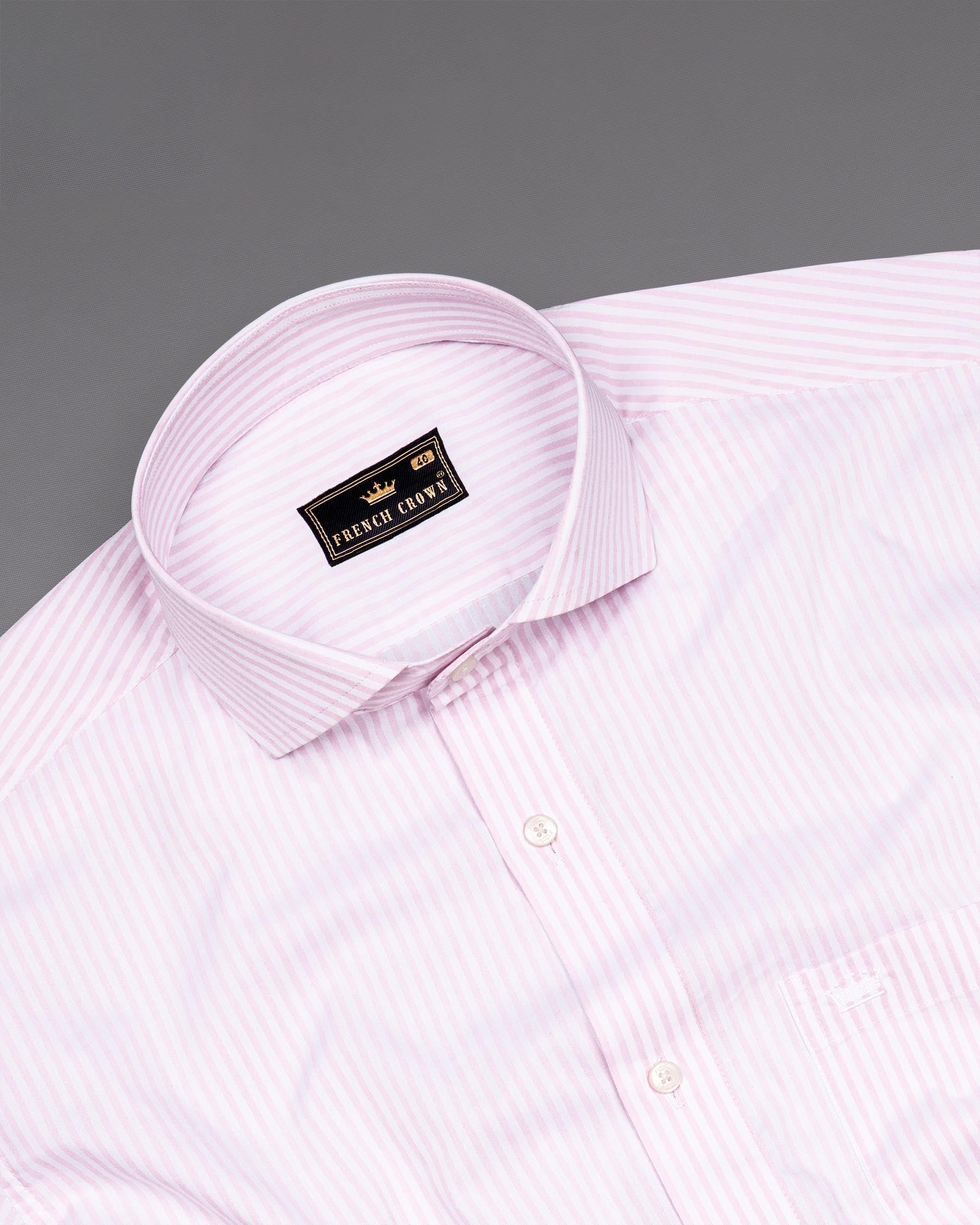 Bright White with Gainsboro Striped Premium Cotton Shirt 6339-CA-38,6339-CA-H-38,6339-CA-39,6339-CA-H-39,6339-CA-40,6339-CA-H-40,6339-CA-42,6339-CA-H-42,6339-CA-44,6339-CA-H-44,6339-CA-46,6339-CA-H-46,6339-CA-48,6339-CA-H-48,6339-CA-50,6339-CA-H-50,6339-CA-52,6339-CA-H-52