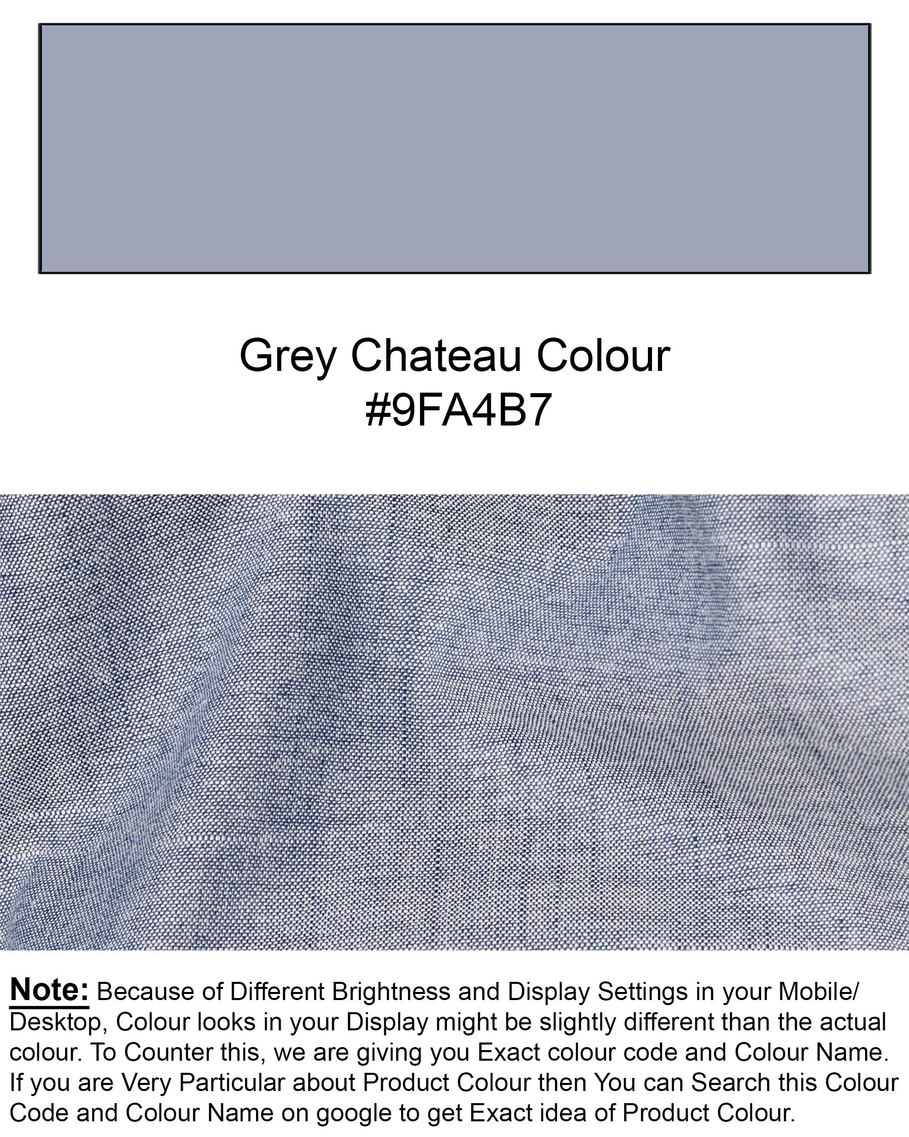 Grey Chateau Royal Oxford Shirt 6341-38,6341-H-38,6341-39,6341-H-39,6341-40,6341-H-40,6341-42,6341-H-42,6341-44,6341-H-44,6341-46,6341-H-46,6341-48,6341-H-48,6341-50,6341-H-50,6341-52,6341-H-52