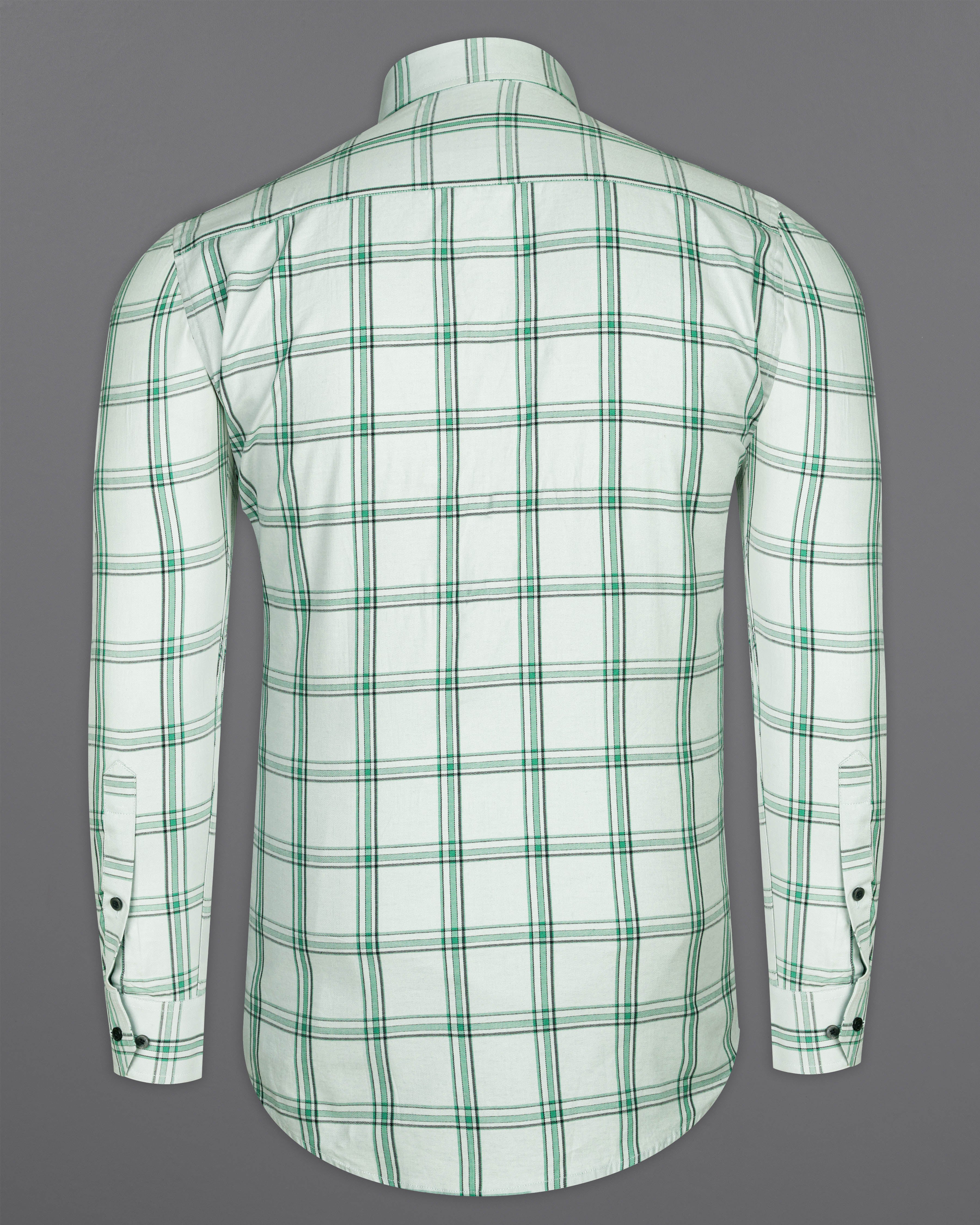 Iron Gray With Green Twill Checkered Premium Cotton Web Hand Embroidered Designer Shirt 6351-CA-BLK-EH063-38, 6351-CA-BLK-EH063-H-38, 6351-CA-BLK-EH063-39, 6351-CA-BLK-EH063-H-39, 6351-CA-BLK-EH063-40, 6351-CA-BLK-EH063-H-40, 6351-CA-BLK-EH063-42, 6351-CA-BLK-EH063-H-42, 6351-CA-BLK-EH063-44, 6351-CA-BLK-EH063-H-44, 6351-CA-BLK-EH063-46, 6351-CA-BLK-EH063-H-46, 6351-CA-BLK-EH063-48, 6351-CA-BLK-EH063-H-48, 6351-CA-BLK-EH063-50, 6351-CA-BLK-EH063-H-50, 6351-CA-BLK-EH063-52, 6351-CA-BLK-EH063-H-52