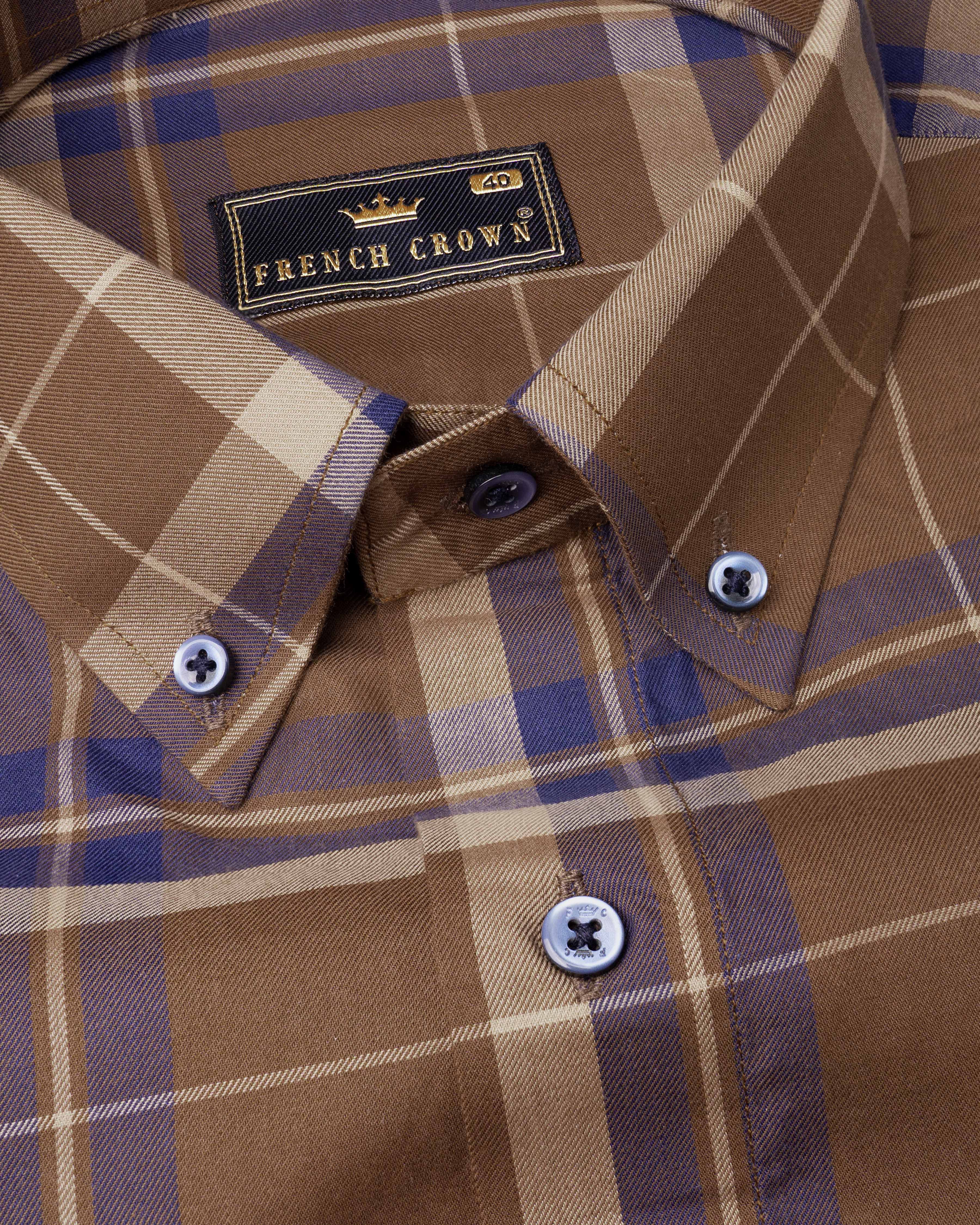 Dark Chestnut Brown Twill Plaid Premium Cotton Shirt 6360-BD-BLE-38,6360-BD-BLE-H-38,6360-BD-BLE-39,6360-BD-BLE-H-39,6360-BD-BLE-40,6360-BD-BLE-H-40,6360-BD-BLE-42,6360-BD-BLE-H-42,6360-BD-BLE-44,6360-BD-BLE-H-44,6360-BD-BLE-46,6360-BD-BLE-H-46,6360-BD-BLE-48,6360-BD-BLE-H-48,6360-BD-BLE-50,6360-BD-BLE-H-50,6360-BD-BLE-52,6360-BD-BLE-H-52