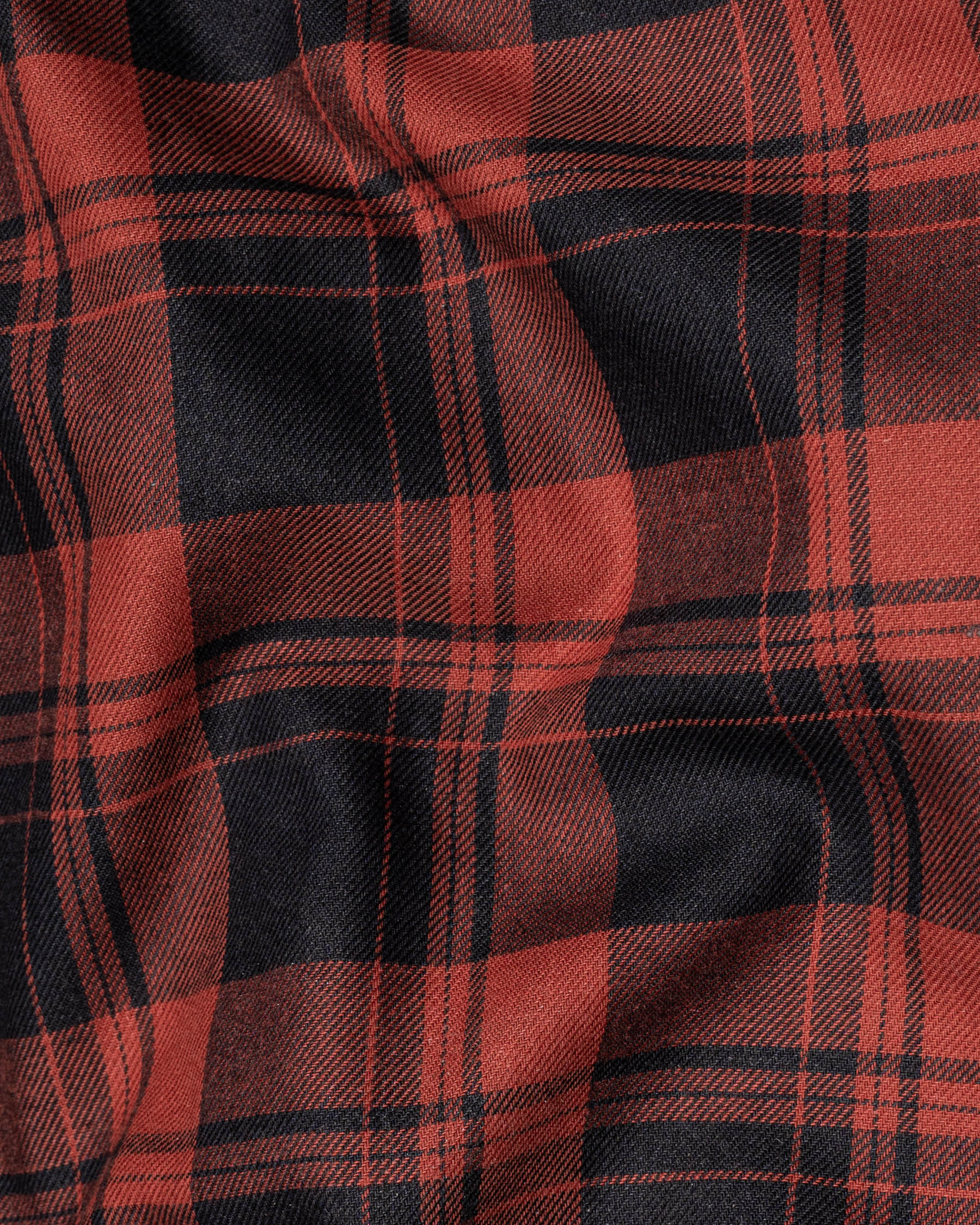 Jade Black and Medium Carmine Twill Plaid Premium Cotton Shirt 6373-M-38,6373-M-H-38,6373-M-39,6373-M-H-39,6373-M-40,6373-M-H-40,6373-M-42,6373-M-H-42,6373-M-44,6373-M-H-44,6373-M-46,6373-M-H-46,6373-M-48,6373-M-H-48,6373-M-50,6373-M-H-50,6373-M-52,6373-M-H-52AC