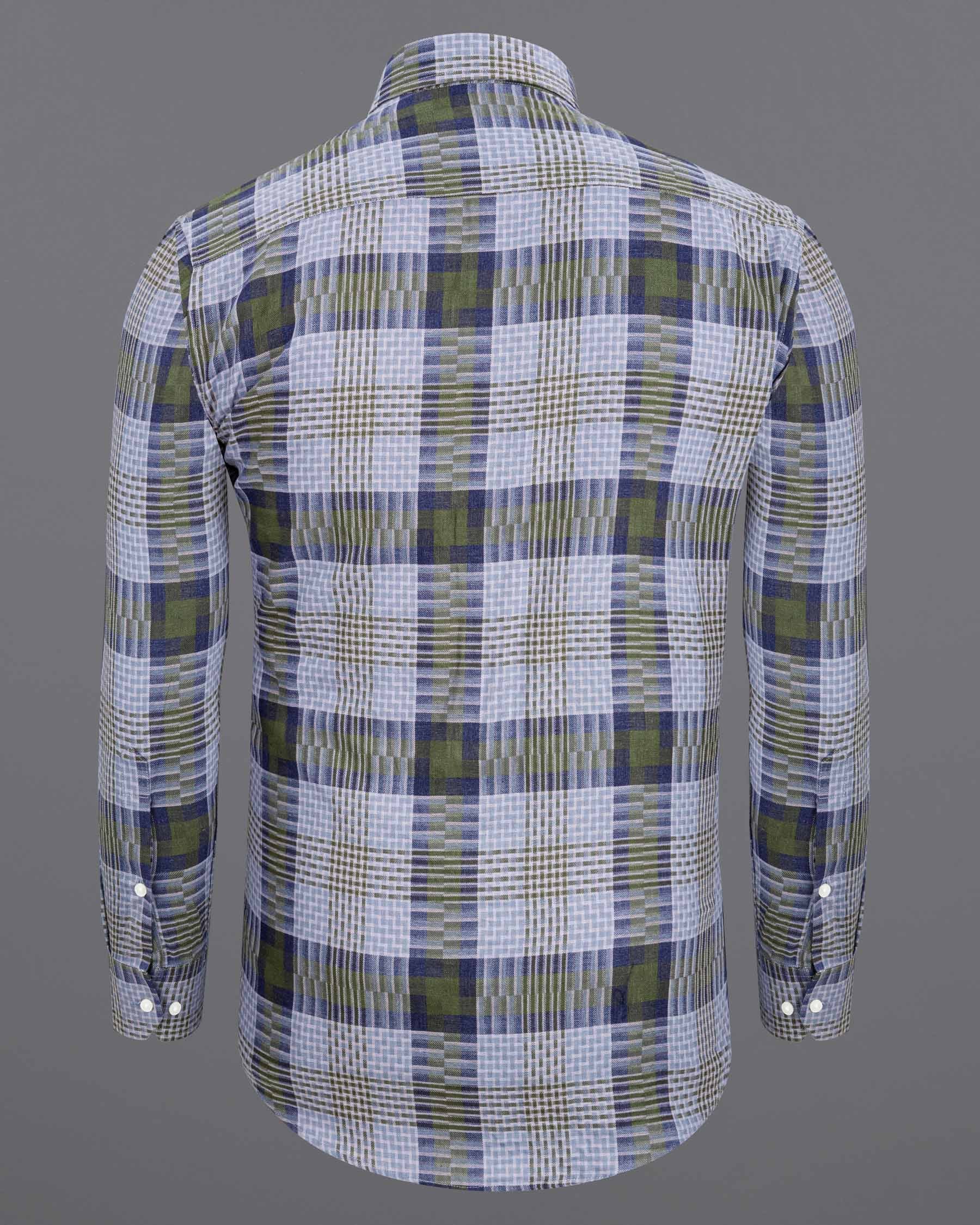 Comet Blue Twill Checkered Premium Cotton Shirt 6410-CA-38, 6410-CA-H-38, 6410-CA-39, 6410-CA-H-39, 6410-CA-40, 6410-CA-H-40, 6410-CA-42, 6410-CA-H-42, 6410-CA-44, 6410-CA-H-44, 6410-CA-46, 6410-CA-H-46, 6410-CA-48, 6410-CA-H-48, 6410-CA-50, 6410-CA-H-50, 6410-CA-52, 6410-CA-H-52