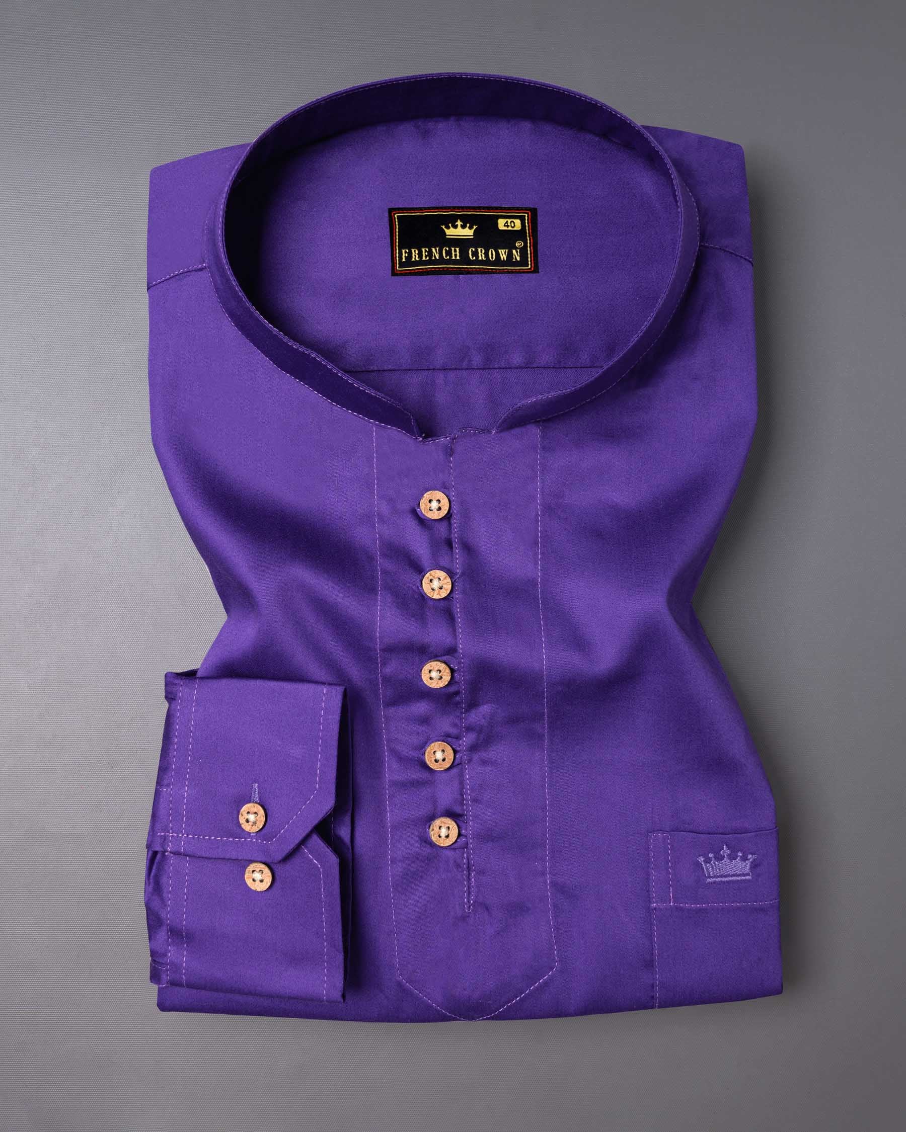 Windsor Purple Super Soft Premium Cotton Kurta Shirt 6422-KS-38, 6422-KS-H-38, 6422-KS-39, 6422-KS-H-39, 6422-KS-40, 6422-KS-H-40, 6422-KS-42, 6422-KS-H-42, 6422-KS-44, 6422-KS-H-44, 6422-KS-46, 6422-KS-H-46, 6422-KS-48, 6422-KS-H-48, 6422-KS-50, 6422-KS-H-50, 6422-KS-52, 6422-KS-H-52