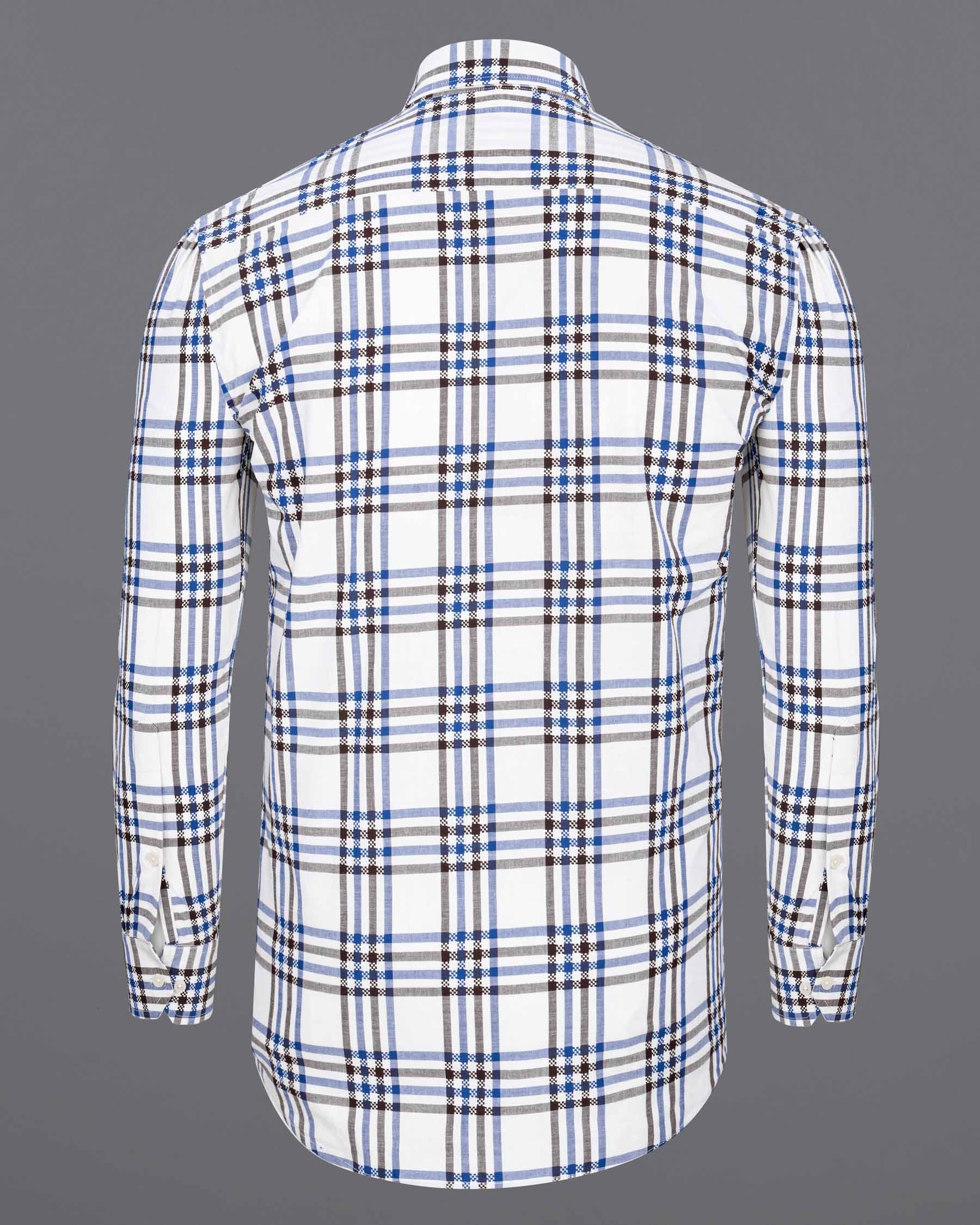 Bright White Plaid Dobby Textured Premium Giza Cotton Shir 6431-38, 6431-H-38, 6431-39, 6431-H-39, 6431-40, 6431- M-H-40, 6431-42, 6431-H-42, 6431-44, 6431-H-44, 6431-46, 6431-H-46, 6431-48, 6431-H-48, 6431-50, 6431-H-50, 6431-52, 6431-H-52