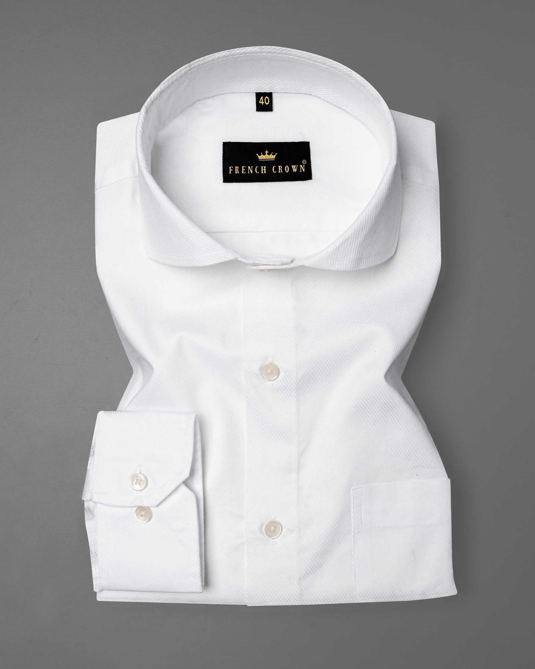 Bright White Dobby Textured Premium Giza  Cotton Shirt 6433-CA-38, 6433-CA-H-38, 6433-CA-39, 6433-CA-H-39, 6433-CA-40, 6440- M-H-40, 6433-CA-42, 6433-CA-H-42, 6433-CA-44, 6433-CA-H-44, 6433-CA-46, 6433-CA-H-46, 6433-CA-48, 6433-CA-H-48, 6433-CA-50, 6433-CA-H-50, 6433-CA-52, 6433-CA-H-52
