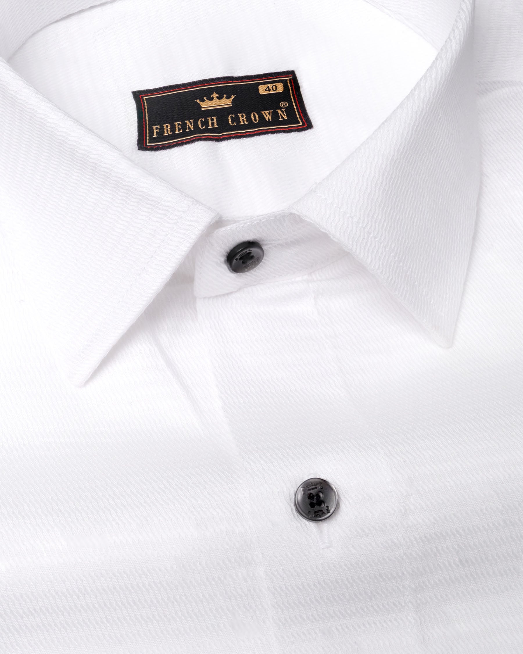 Bright White Dobby Textured Premium Giza Cotton Shirt 6436-BLK-38, 6436-BLK-H-38, 6436-BLK-39, 6436-BLK-H-39, 6436-BLK-40, 6436- M-H-40, 6436-BLK-42, 6436-BLK-H-42, 6436-BLK-44, 6436-BLK-H-44, 6436-BLK-46, 6436-BLK-H-46, 6436-BLK-48, 6436-BLK-H-48, 6436-BLK-50, 6436-BLK-H-50, 6436-BLK-52, 6436-BLK-H-52