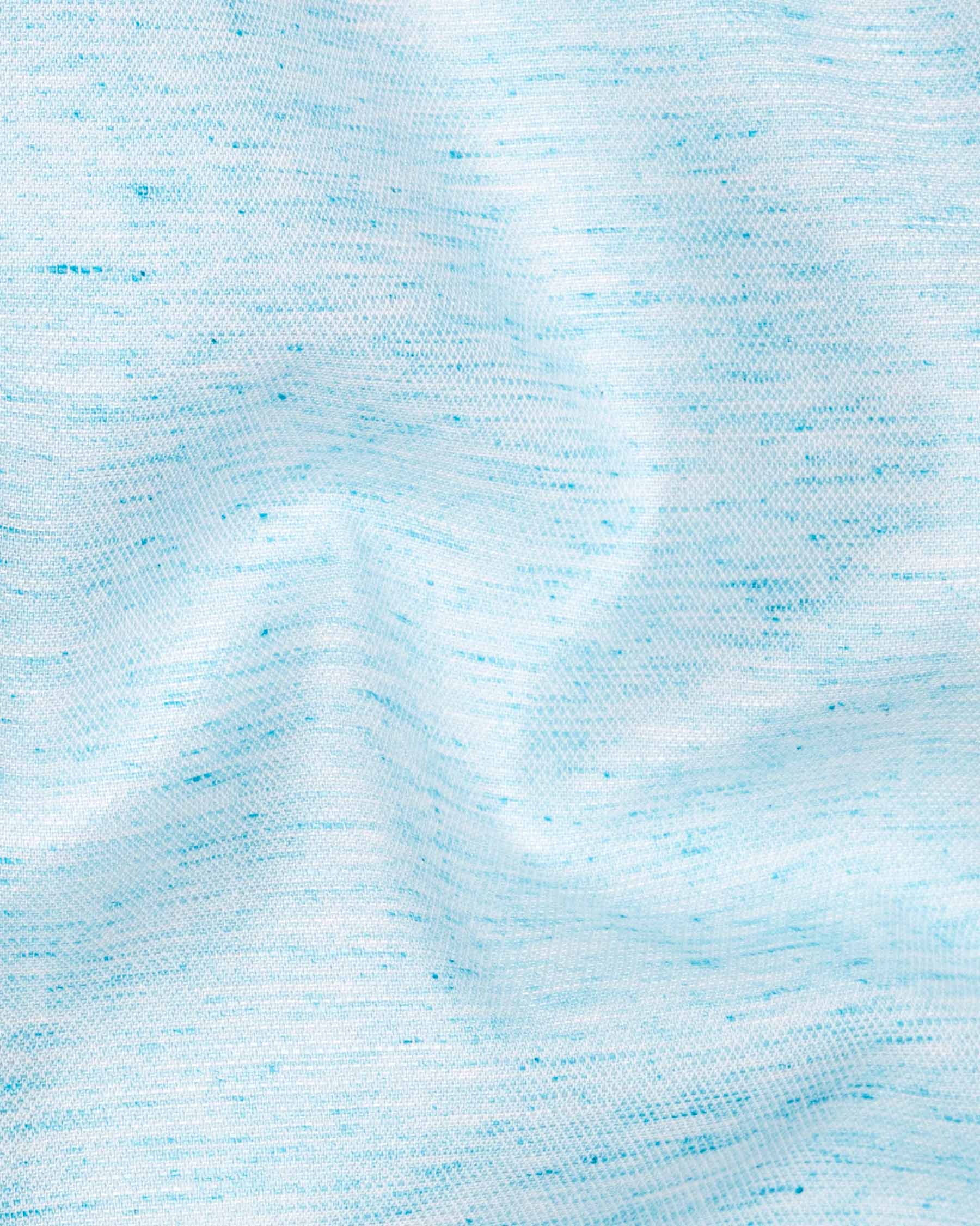 Morning Glory Blue Twill Textured Premium Cotton Shirt 6444-38, 6444-H-38, 6444-39, 6444-H-39, 6444-40, 6444-H-40, 6444-42, 6444-H-42, 6444-44, 6444-H-44, 6444-46, 6444-H-46, 6444-48, 6444-H-48, 6444-50, 6444-H-50, 6444-52, 6444-H-52