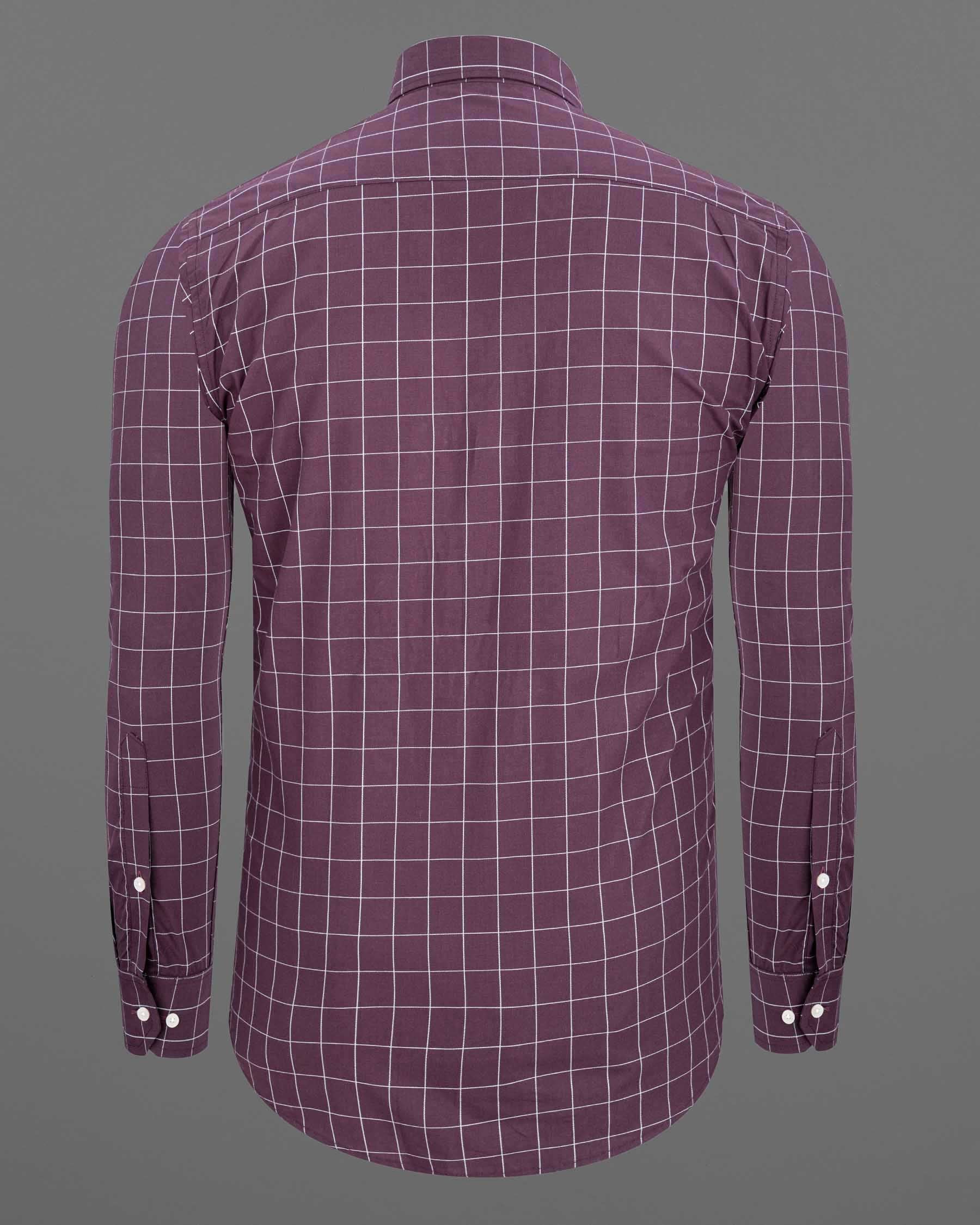 Wenge Windowpane Dobby Textured Premium Giza Cotton Shirt 6448-38, 6448-H-38, 6448-39, 6448-H-39, 6448-40, 6448-H-40, 6448-42, 6448-H-42, 6448-44, 6448-H-44, 6448-46, 6448-H-46, 6448-48, 6448-H-48, 6448-50, 6448-H-50, 6448-52, 6448-H-52