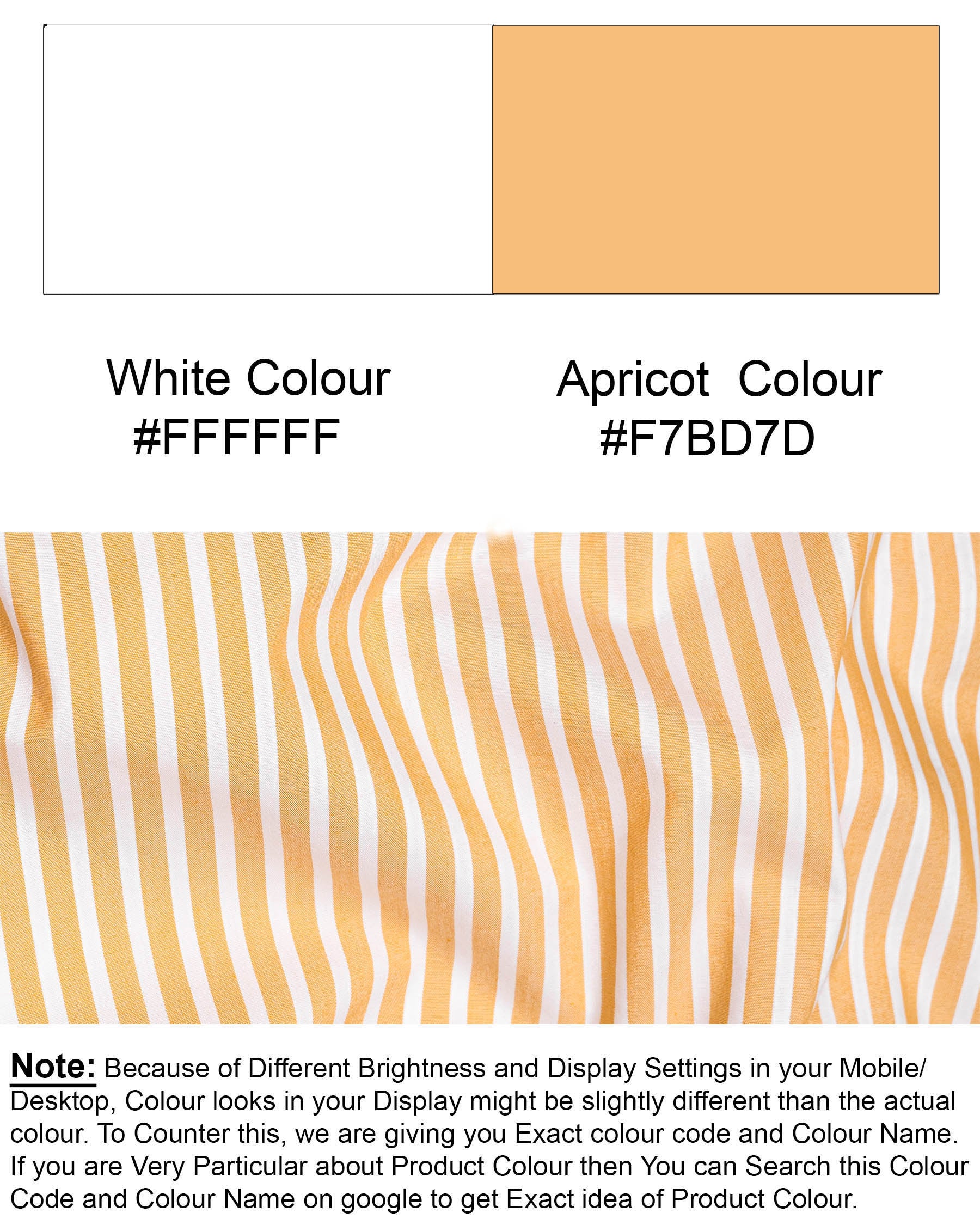 Apricot Yellow Striped Premium Cotton Shirt 6465-CA-38, 6465-CA-H-38, 6465-CA-39, 6465-CA-H-39, 6465-CA-40, 6465-CA-H-40, 6465-CA-42, 6465-CA-H-42, 6465-CA-44, 6465-CA-H-44, 6465-CA-46, 6465-CA-H-46, 6465-CA-48, 6465-CA-H-48, 6465-CA-50, 6465-CA-H-50, 6465-CA-52, 6465-CA-H-52