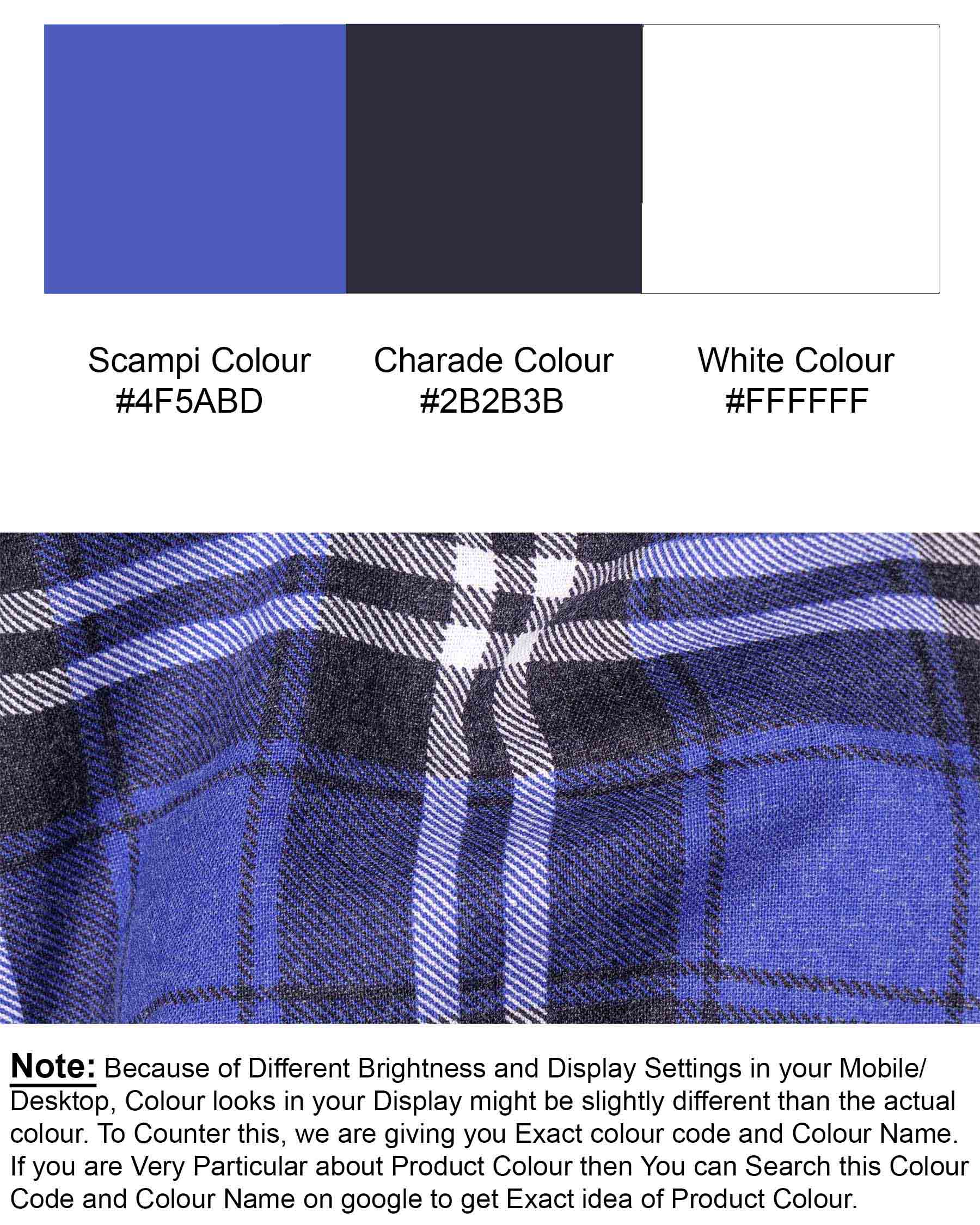 Scampi Blue Twill Plaid Premium Cotton Shirt 6469-BD-BLE-38, 6469-BD-BLE-H-38, 6469-BD-BLE-39, 6469-BD-BLE-H-39, 6469-BD-BLE-40, 6469-BD-BLE-H-40, 6469-BD-BLE-42, 6469-BD-BLE-H-42, 6469-BD-BLE-44, 6469-BD-BLE-H-44, 6469-BD-BLE-46, 6469-BD-BLE-H-46, 6469-BD-BLE-48, 6469-BD-BLE-H-48, 6469-BD-BLE-50, 6469-BD-BLE-H-50, 6469-BD-BLE-52, 6469-BD-BLE-H-52