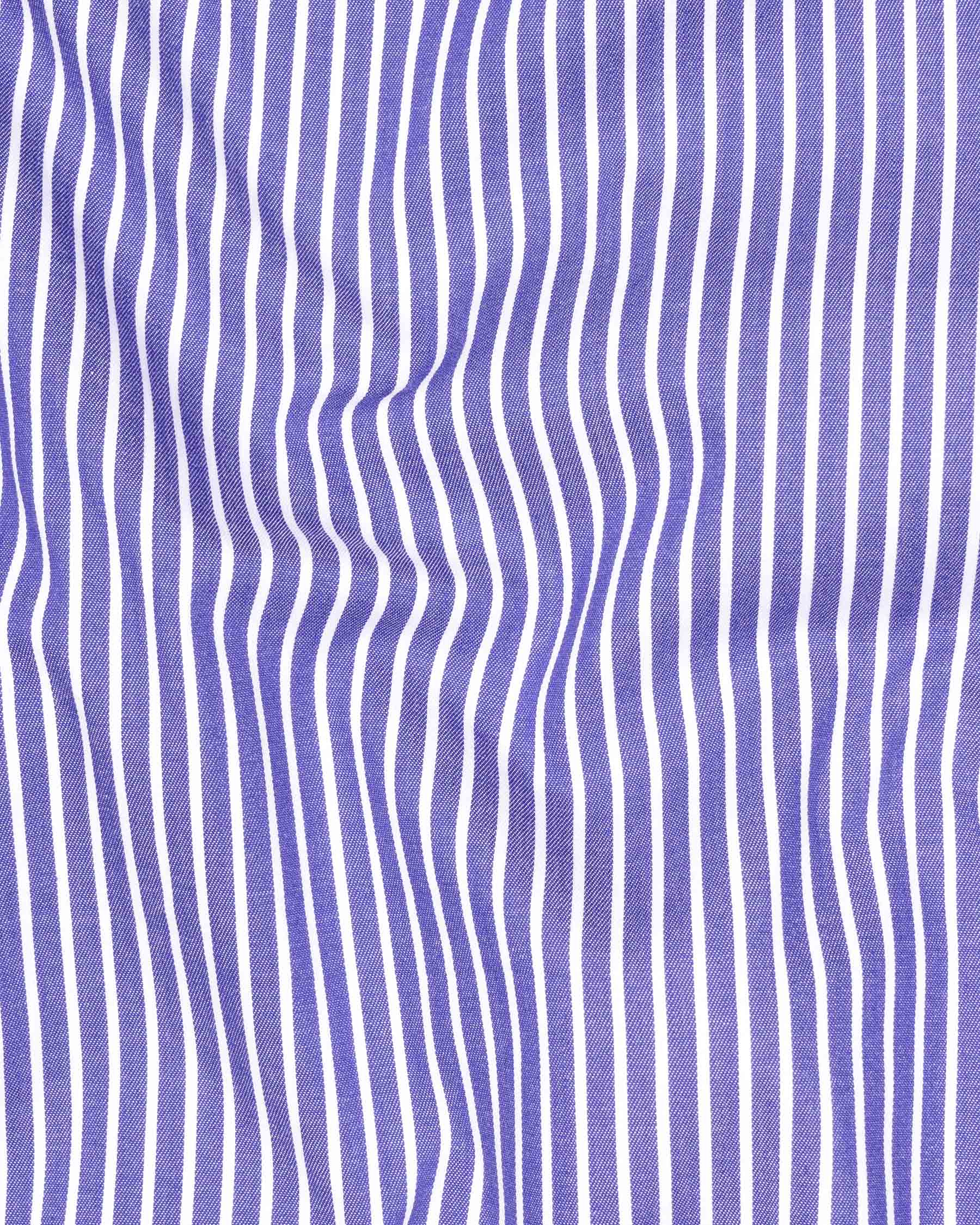 Chetwode with Bright White Striped Chambray Premium Cotton Shirt 6518-CA-38, 6518-CA-H-38, 6518-CA-39, 6518-CA-H-39, 6518-CA-40, 6518-CA-H-40, 6518-CA-42, 6518-CA-H-42, 6518-CA-44, 6518-CA-H-44, 6518-CA-46, 6518-CA-H-46, 6518-CA-48, 6518-CA-H-48, 6518-CA-50, 6518-CA-H-50, 6518-CA-52, 6518-CA-H-52