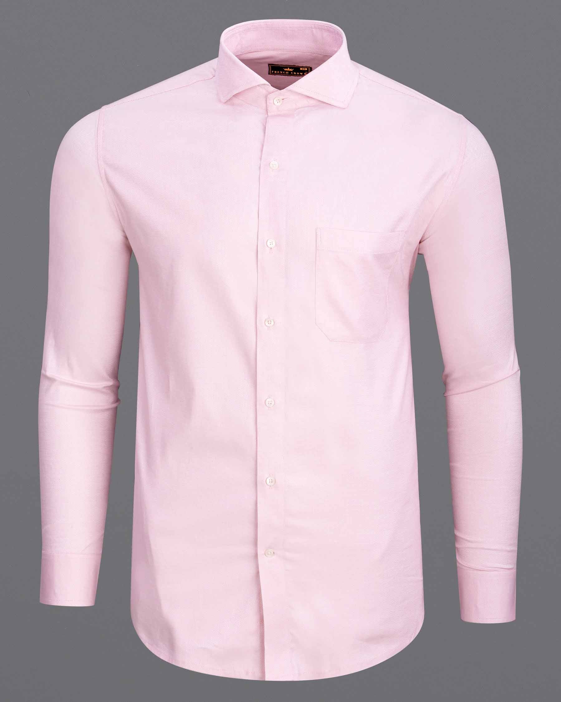 Pig Pink Dobby Textured Premium Giza Cotton Shirt 6581-CA-38,6581-CA-38,6581-CA-39,6581-CA-39,6581-CA-40,6581-CA-40,6581-CA-42,6581-CA-42,6581-CA-44,6581-CA-44,6581-CA-46,6581-CA-46,6581-CA-48,6581-CA-48,6581-CA-50,6581-CA-50,6581-CA-52,6581-CA-52