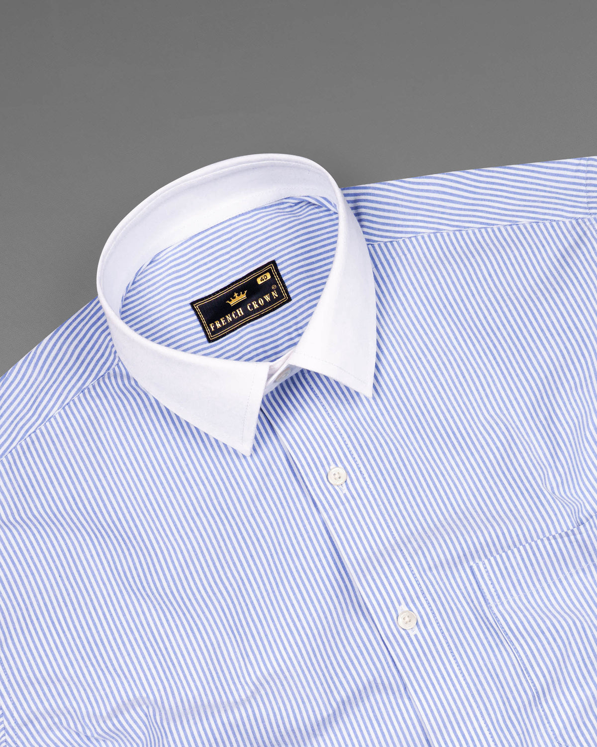 Periwinkle Blue Striped with White Collar Premium Cotton Shirt 6613-WCC-38,6613-WCC-H-38,6613-WCC-39,6613-WCC-H-39,6613-WCC-40,6613-WCC-H-40,6613-WCC-42,6613-WCC-H-42,6613-WCC-44,6613-WCC-H-44,6613-WCC-46,6613-WCC-H-46,6613-WCC-48,6613-WCC-H-48,6613-WCC-50,6613-WCC-H-50,6613-WCC-52,6613-WCC-H-52