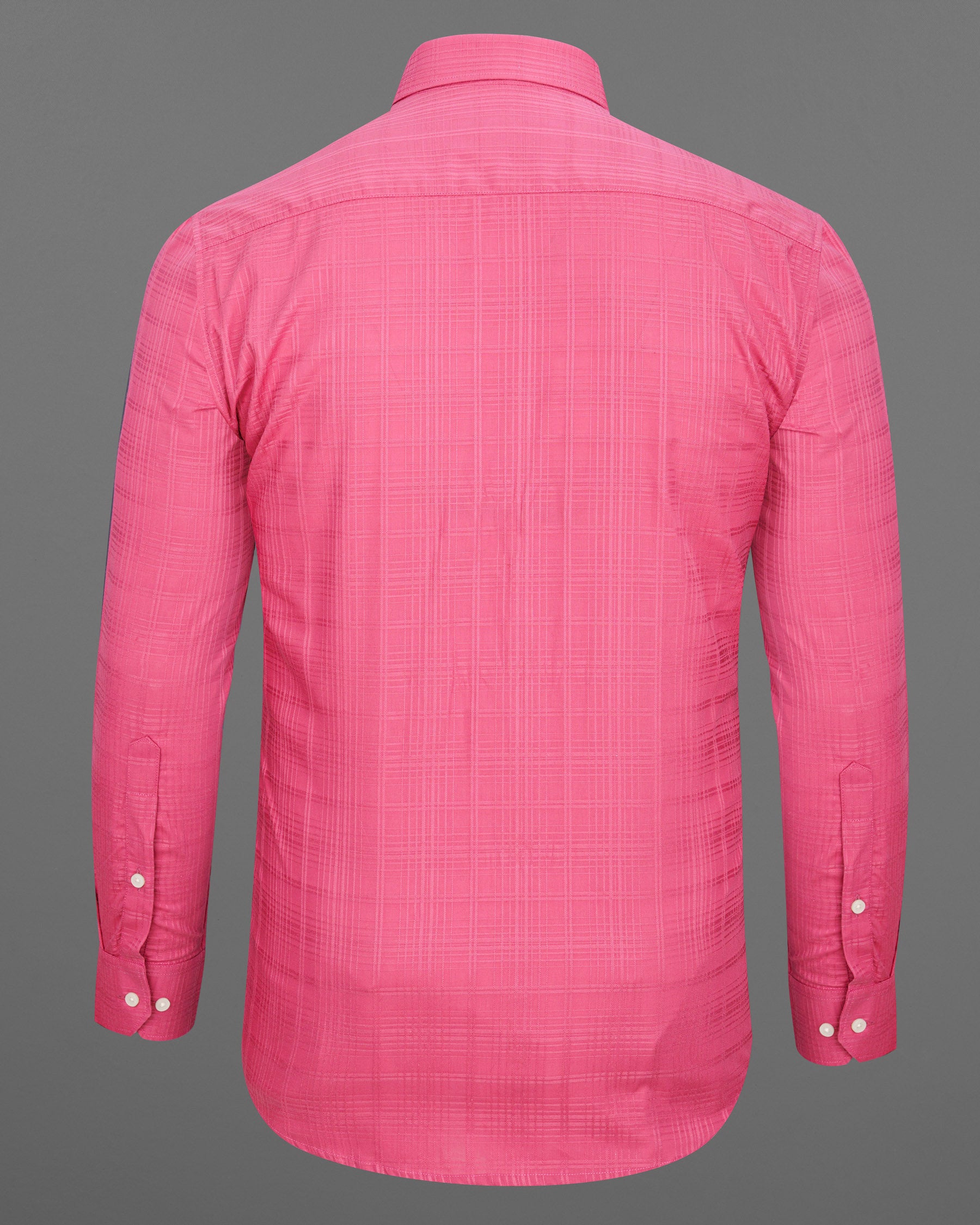French Rose Checkered Dobby Textured Premium Giza Cotton Shirt 6654-CA-38,6654-CA-H-38,6654-CA-39,6654-CA-H-39,6654-CA-40,6654-CA-H-40,6654-CA-42,6654-CA-H-42,6654-CA-44,6654-CA-H-44,6654-CA-46,6654-CA-H-46,6654-CA-48,6654-CA-H-48,6654-CA-50,6654-CA-H-50,6654-CA-52,6654-CA-H-52