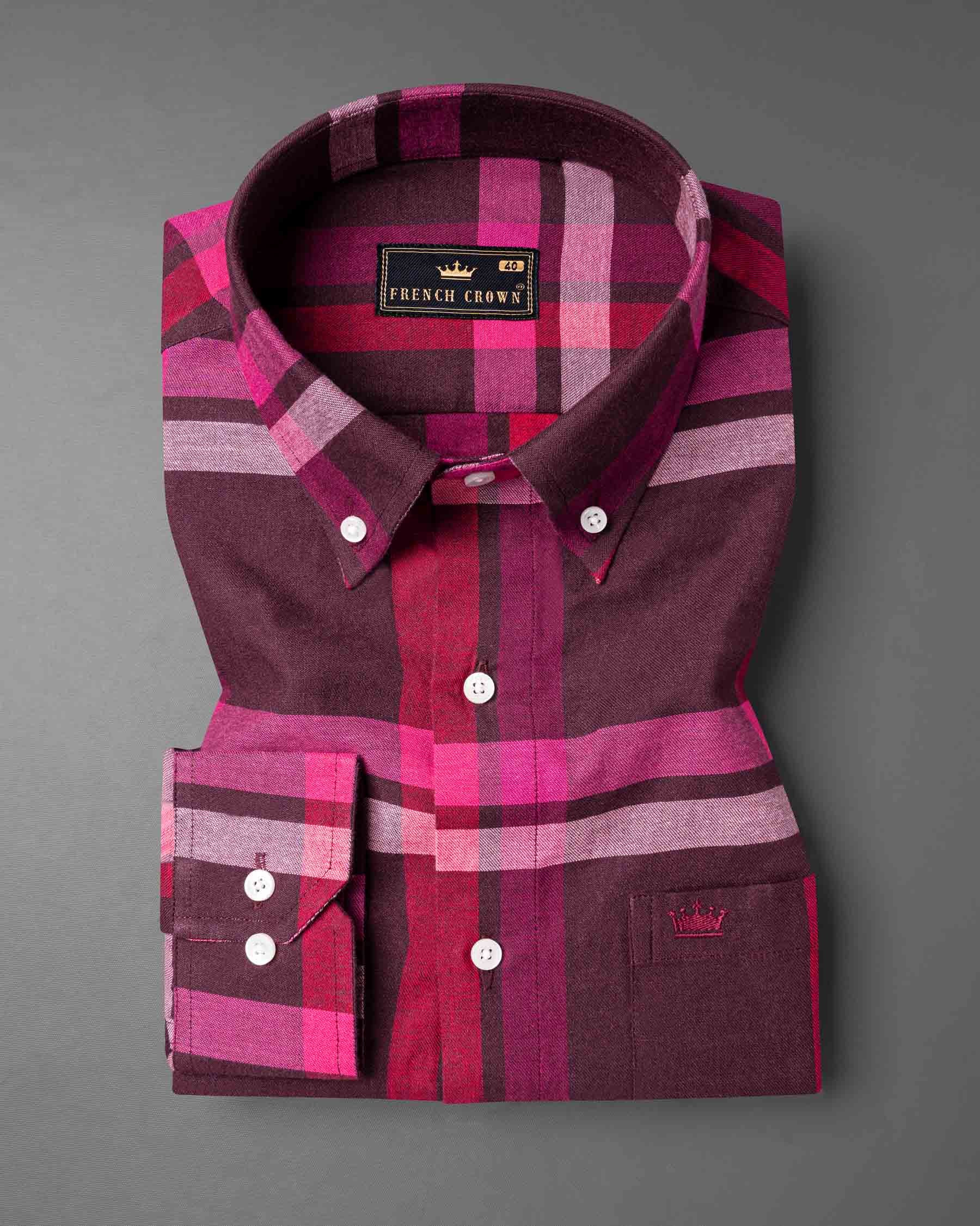 Wine Berry with Plum Velvet Plaid Flannel Shirt 6669-BD-38,6669-BD-H-38,6669-BD-39,6669-BD-H-39,6669-BD-40,6669-BD-H-40,6669-BD-42,6669-BD-H-42,6669-BD-44,6669-BD-H-44,6669-BD-46,6669-BD-H-46,6669-BD-48,6669-BD-H-48,6669-BD-50,6669-BD-H-50,6669-BD-52,6669-BD-H-52