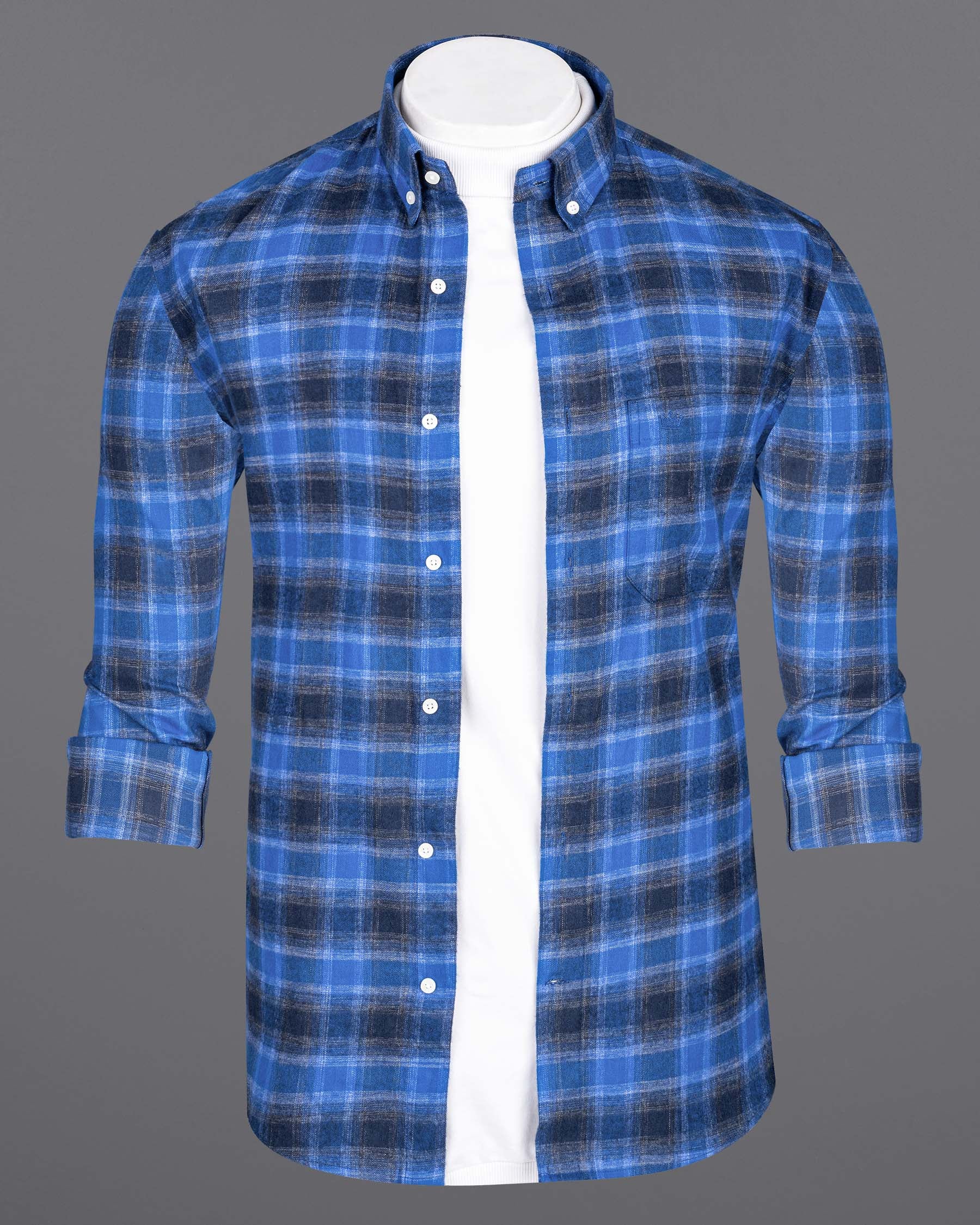 Tufts Blue and Cloud Burst Plaid Flannel Overshirt 6677-BD-OS-38,6677-BD-OS-H-38,6677-BD-OS-39,6677-BD-OS-H-39,6677-BD-OS-40,6677-BD-OS-H-40,6677-BD-OS-42,6677-BD-OS-H-42,6677-BD-OS-44,6677-BD-OS-H-44,6677-BD-OS-46,6677-BD-OS-H-46,6677-BD-OS-48,6677-BD-OS-H-48,6677-BD-OS-50,6677-BD-OS-H-50,6677-BD-OS-52,6677-BD-OS-H-52