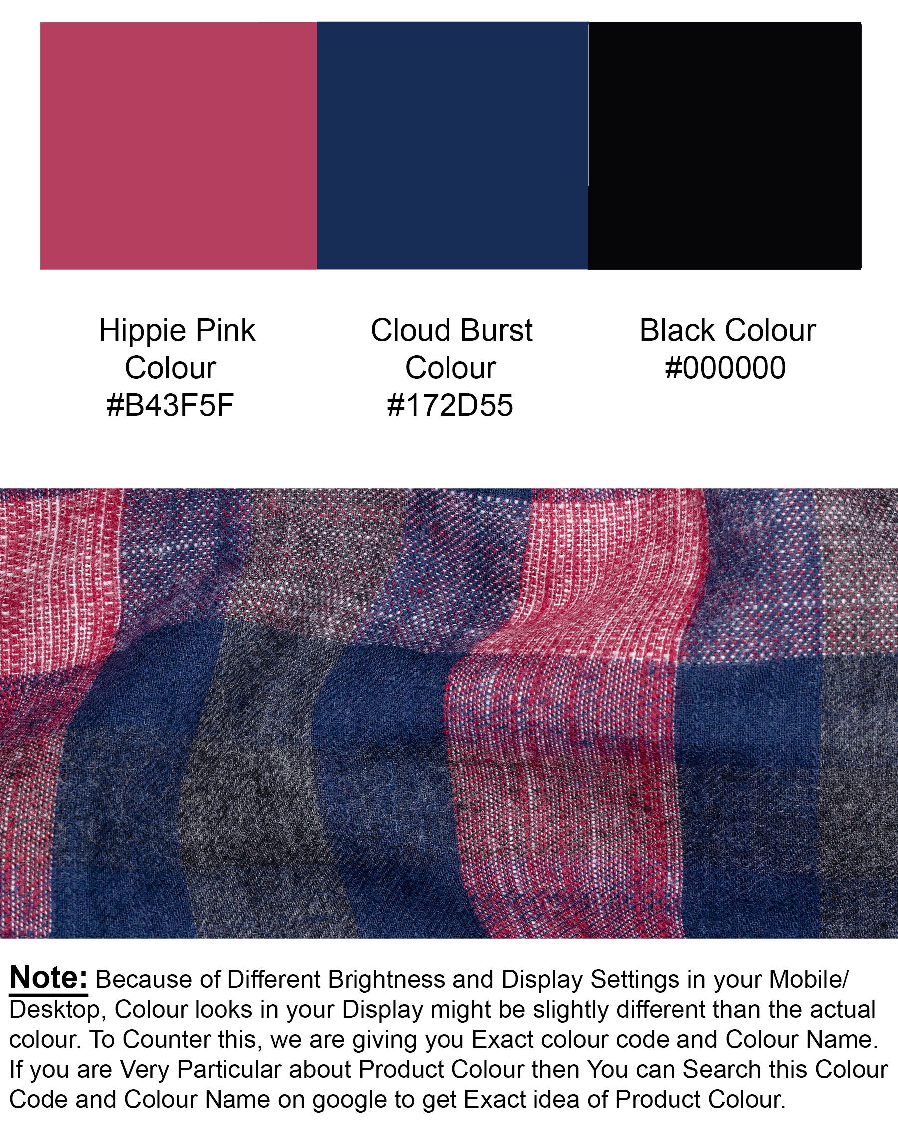 Hippie Pink and Cloud Burst Plaid Flannel Shirt  6685-BD-38,6685-BD-38,6685-BD-39,6685-BD-39,6685-BD-40,6685-BD-40,6685-BD-42,6685-BD-42,6685-BD-44,6685-BD-44,6685-BD-46,6685-BD-46,6685-BD-48,6685-BD-48,6685-BD-50,6685-BD-50,6685-BD-52,6685-BD-52