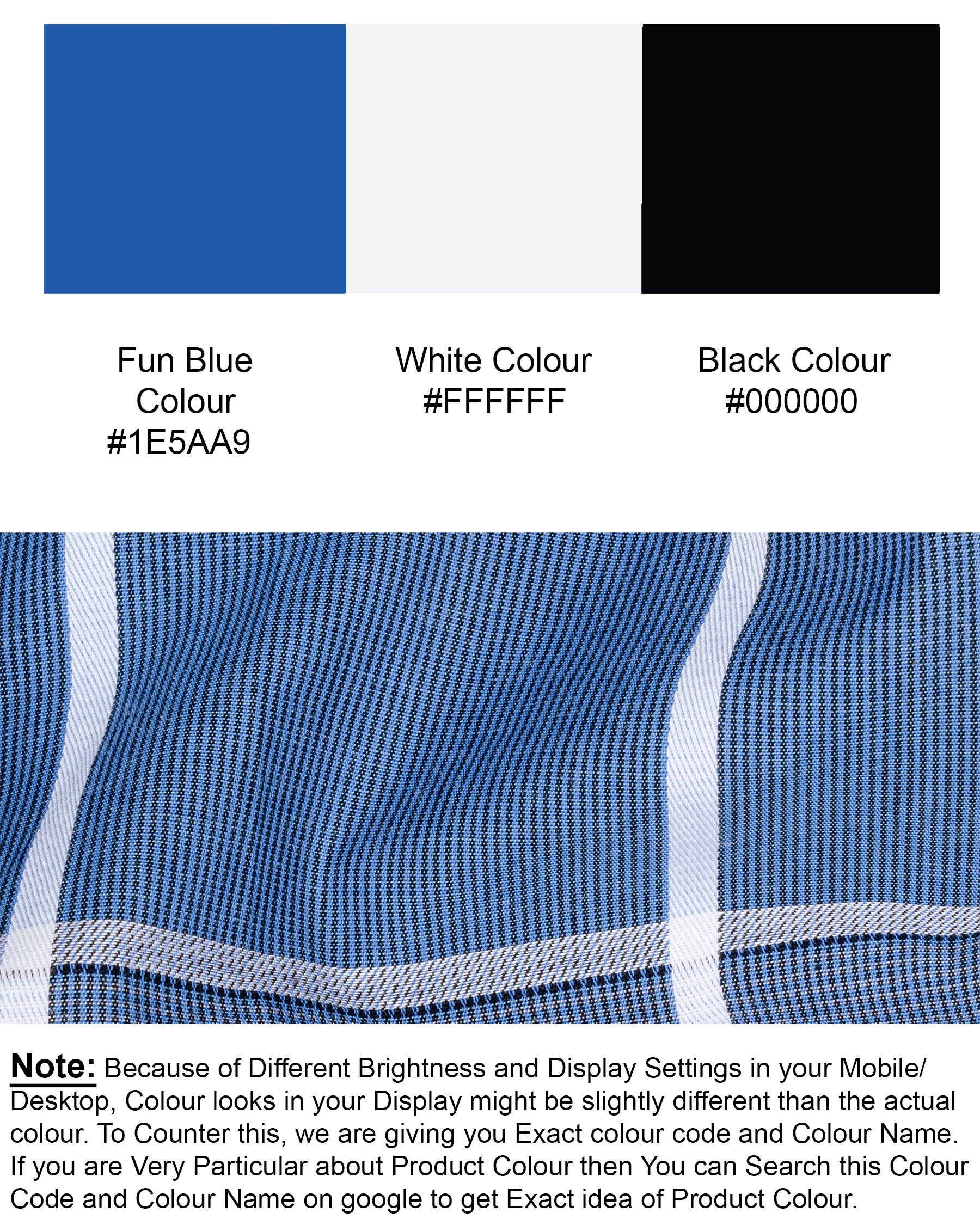 Fun Blue and White Windowpane Premium Cotton Shirt 6687-M-38,6687-M-38,6687-M-39,6687-M-39,6687-M-40,6687-M-40,6687-M-42,6687-M-42,6687-M-44,6687-M-44,6687-M-46,6687-M-46,6687-M-48,6687-M-48,6687-M-50,6687-M-50,6687-M-52,6687-M-52 