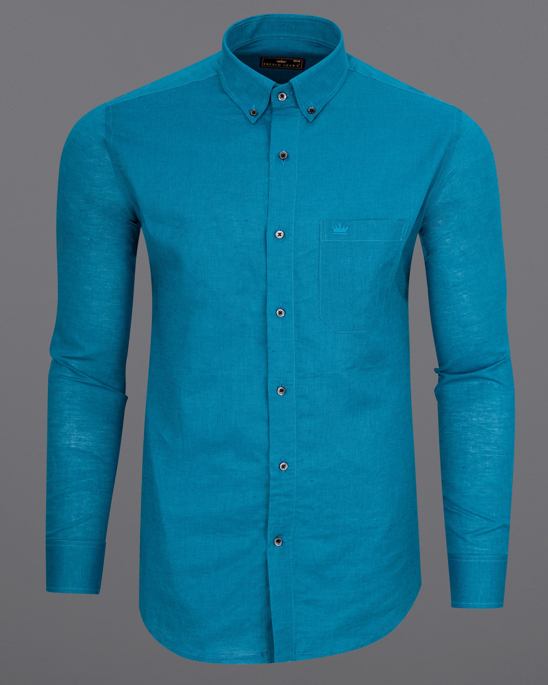 Cerulean Blue Luxurious Linen Shirt 6783-BD-BLK-38, 6783-BD-BLK-H-38, 6783-BD-BLK-39, 6783-BD-BLK-H-39, 6783-BD-BLK-40, 6783-BD-BLK-H-40, 6783-BD-BLK-42, 6783-BD-BLK-H-42, 6783-BD-BLK-44, 6783-BD-BLK-H-44, 6783-BD-BLK-46, 6783-BD-BLK-H-46, 6783-BD-BLK-48, 6783-BD-BLK-H-48, 6783-BD-BLK-50, 6783-BD-BLK-H-50, 6783-BD-BLK-52, 6783-BD-BLK-H-52