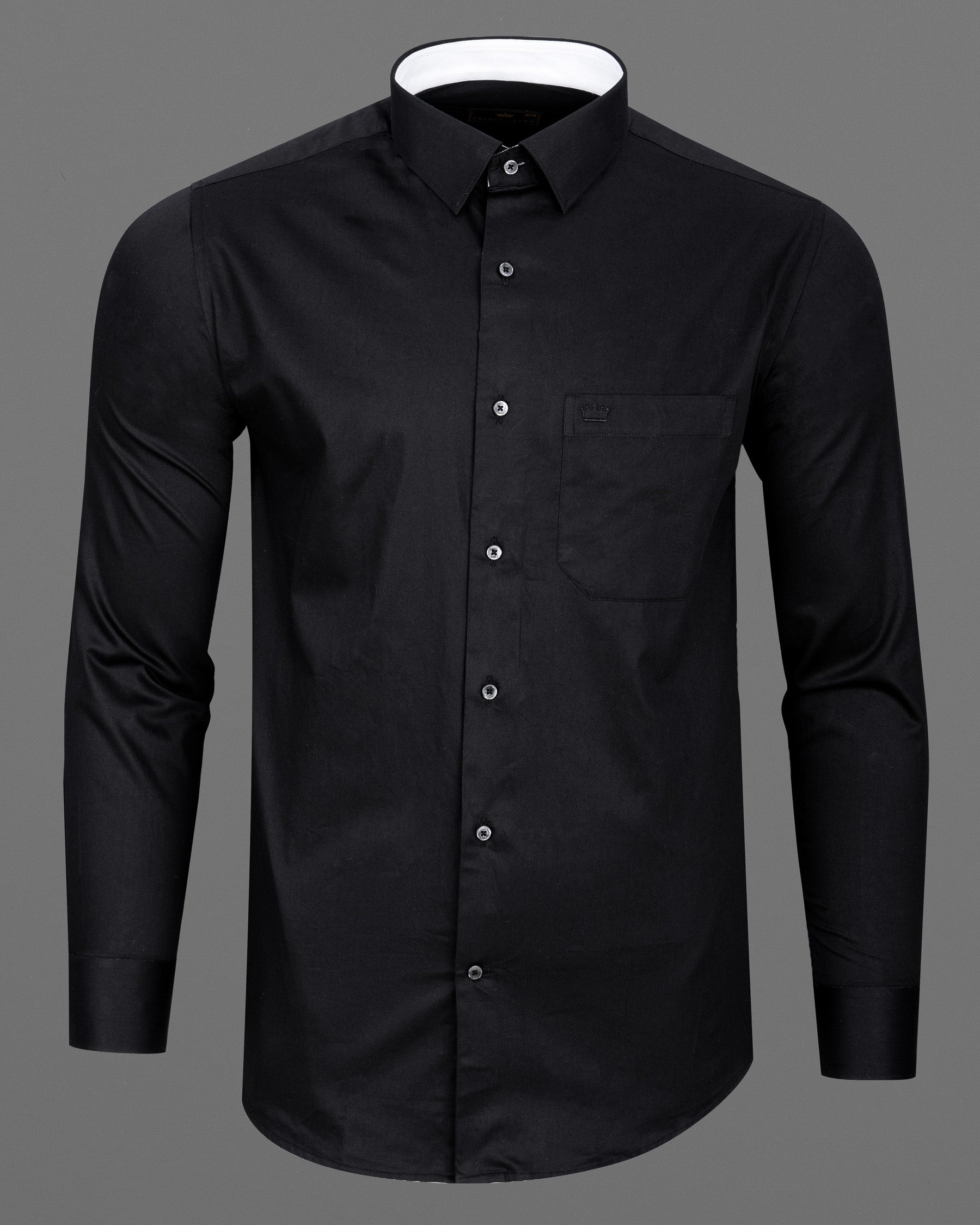 Jade Black Super Soft Premium Cotton Shirt 6820-CP-BLK-P129-38, 6820-CP-BLK-P129-H-38, 6820-CP-BLK-P129-39, 6820-CP-BLK-P129-H-39, 6820-CP-BLK-P129-40, 6820-CP-BLK-P129-H-40, 6820-CP-BLK-P129-42, 6820-CP-BLK-P129-H-42, 6820-CP-BLK-P129-44, 6820-CP-BLK-P129-H-44, 6820-CP-BLK-P129-46, 6820-CP-BLK-P129-H-46, 6820-CP-BLK-P129-48, 6820-CP-BLK-P129-H-48, 6820-CP-BLK-P129-50, 6820-CP-BLK-P129-H-50, 6820-CP-BLK-P129-52, 6820-CP-BLK-P129-H-52