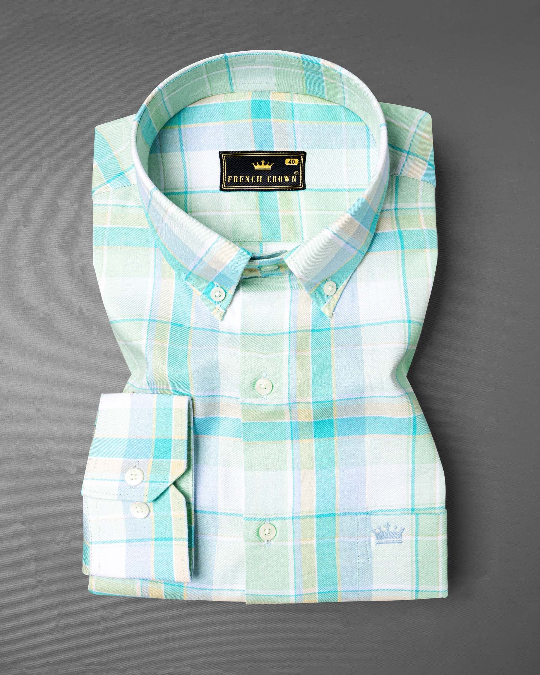 Scrunchie with Edgewater Gray Plaid Twill Premium Cotton Shirt 6856-BD-38,6856-BD-38,6856-BD-39,6856-BD-39,6856-BD-40,6856-BD-40,6856-BD-42,6856-BD-42,6856-BD-44,6856-BD-44,6856-BD-46,6856-BD-46,6856-BD-48,6856-BD-48,6856-BD-50,6856-BD-50,6856-BD-52,6856-BD-52