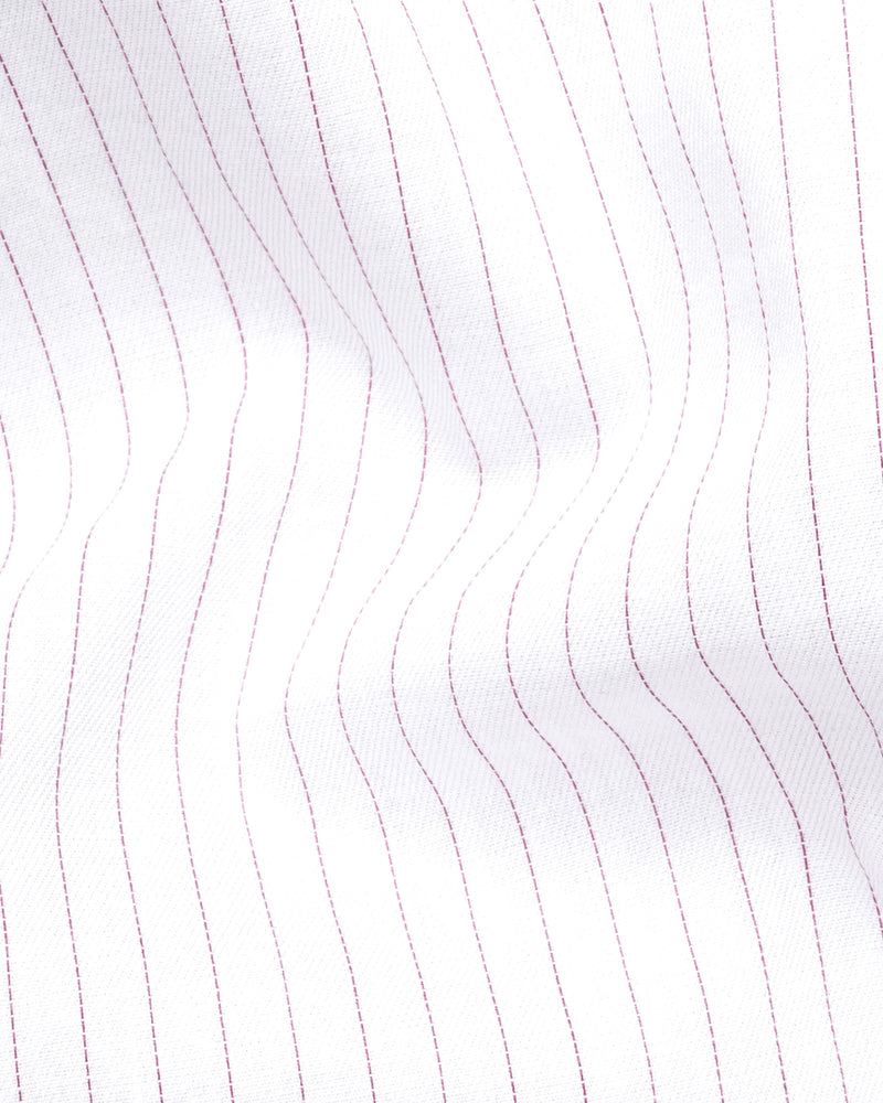 Catskill White With Thistle Striped Twill Premium Cotton Shirt 6875-MN-38,6875-MN-38,6875-MN-39,6875-MN-39,6875-MN-40,6875-MN-40,6875-MN-42,6875-MN-42,6875-MN-44,6875-MN-44,6875-MN-46,6875-MN-46,6875-MN-48,6875-MN-48,6875-MN-50,6875-MN-50,6875-MN-52,6875-MN-52
