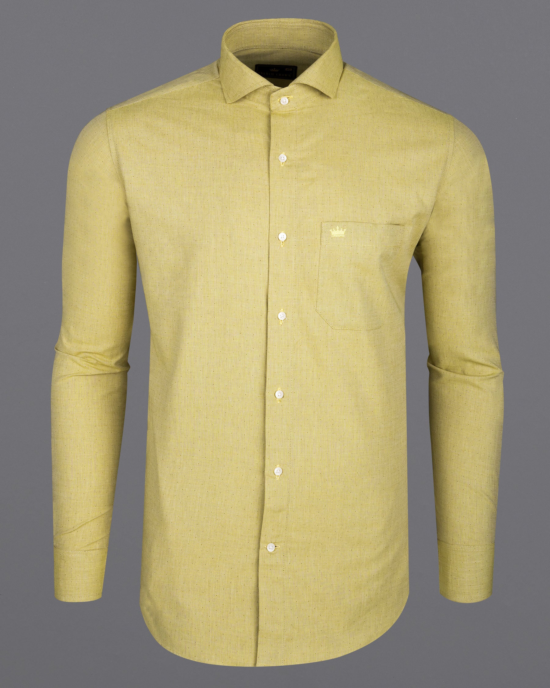 Grandis Yellow Dobby Textured Premium Cotton Shirt 6892-CA-38,6892-CA-38,6892-CA-39,6892-CA-39,6892-CA-40,6892-CA-40,6892-CA-42,6892-CA-42,6892-CA-44,6892-CA-44,6892-CA-46,6892-CA-46,6892-CA-48,6892-CA-48,6892-CA-50,6892-CA-50,6892-CA-52,6892-CA-52