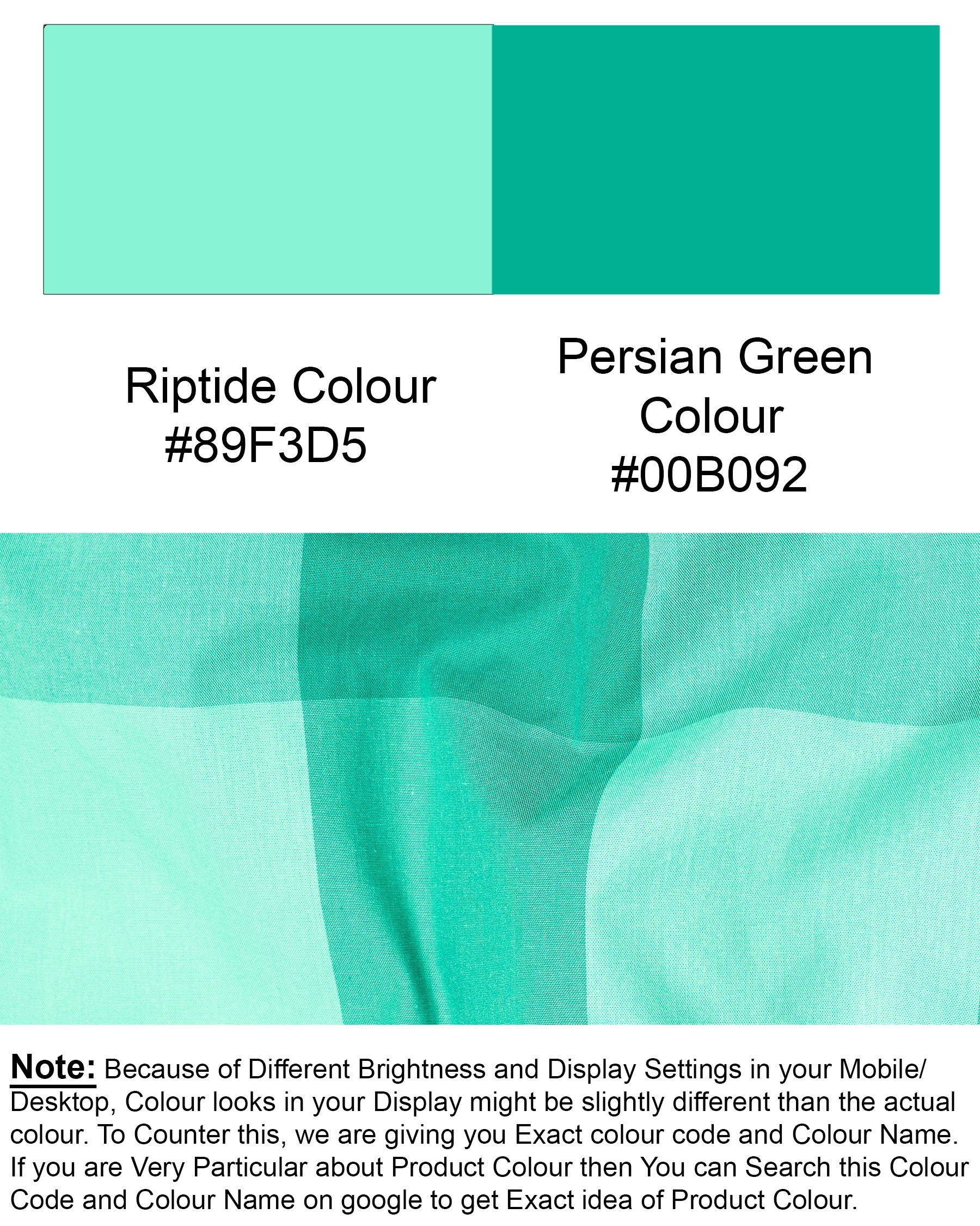 Riptide and Persian Green Premium Cotton Shirt 6902-38,6902-38,6902-39,6902-39,6902-40,6902-40,6902-42,6902-42,6902-44,6902-44,6902-46,6902-46,6902-48,6902-48,6902-50,6902-50,6902-52,6902-52