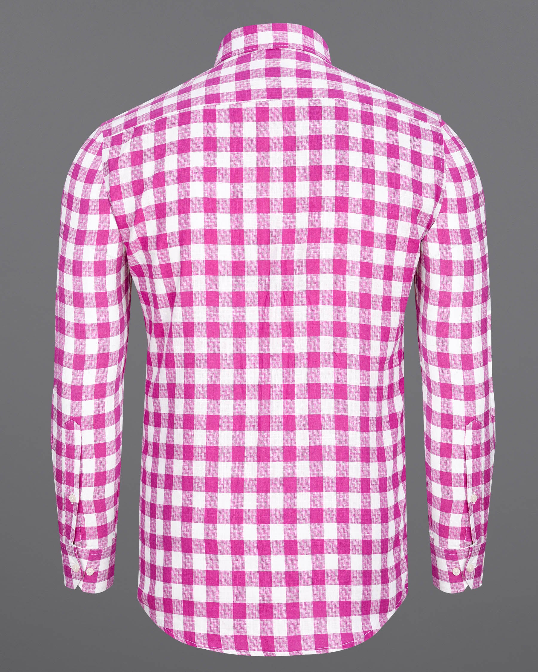 Bright White and Cerise Pink Plaid Twill Premium Cotton Shirt 6927-BD-38,6927-BD-38,6927-BD-39,6927-BD-39,6927-BD-40,6927-BD-40,6927-BD-42,6927-BD-42,6927-BD-44,6927-BD-44,6927-BD-46,6927-BD-46,6927-BD-48,6927-BD-48,6927-BD-50,6927-BD-50,6927-BD-52,6927-BD-52