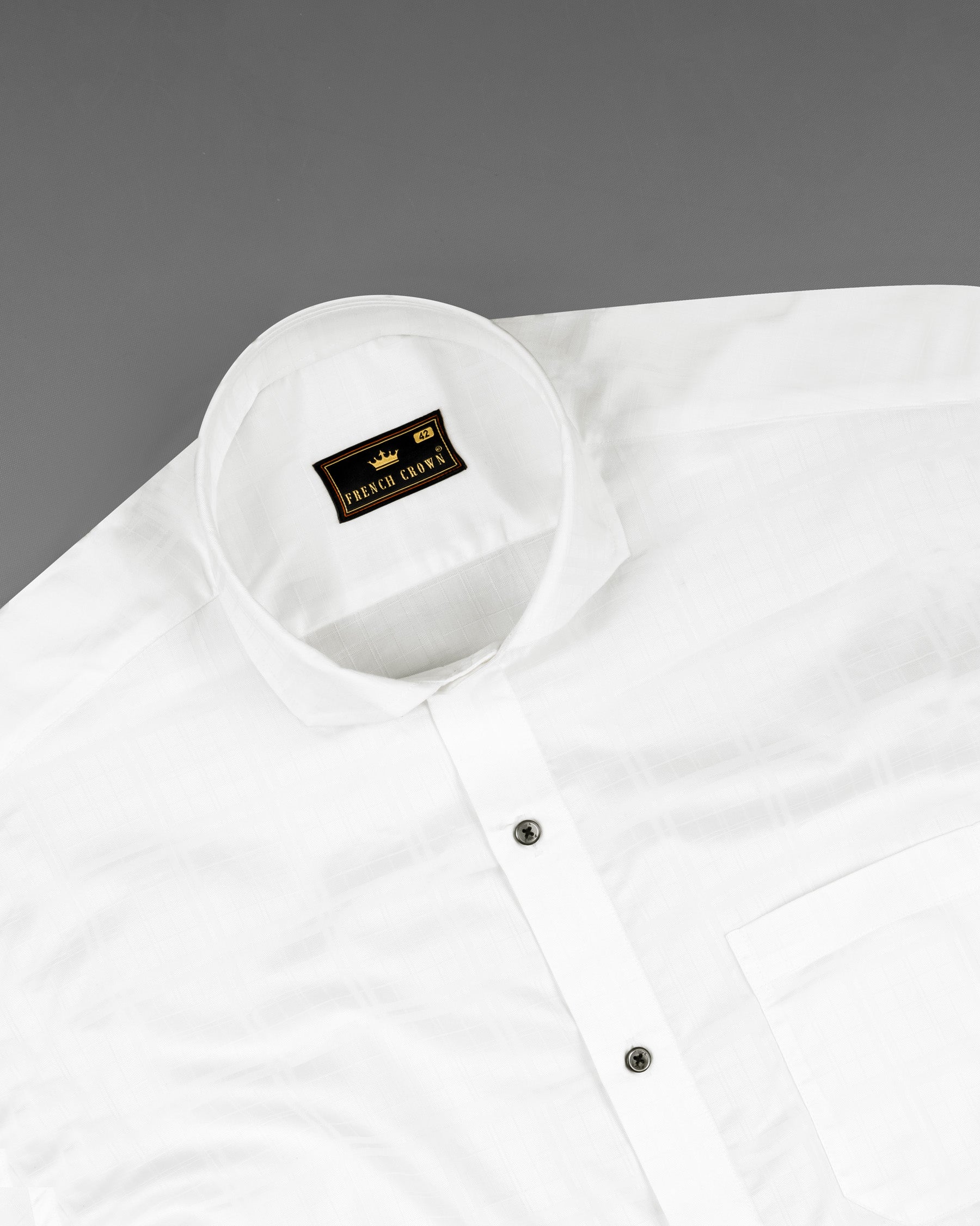 Bright White Checkered Dobby Textured Premium Giza Cotton Shirt 6949-CA-BLK-38,6949-CA-BLK-38,6949-CA-BLK-39,6949-CA-BLK-39,6949-CA-BLK-40,6949-CA-BLK-40,6949-CA-BLK-42,6949-CA-BLK-42,6949-CA-BLK-44,6949-CA-BLK-44,6949-CA-BLK-46,6949-CA-BLK-46,6949-CA-BLK-48,6949-CA-BLK-48,6949-CA-BLK-50,6949-CA-BLK-50,6949-CA-BLK-52,6949-CA-BLK-52