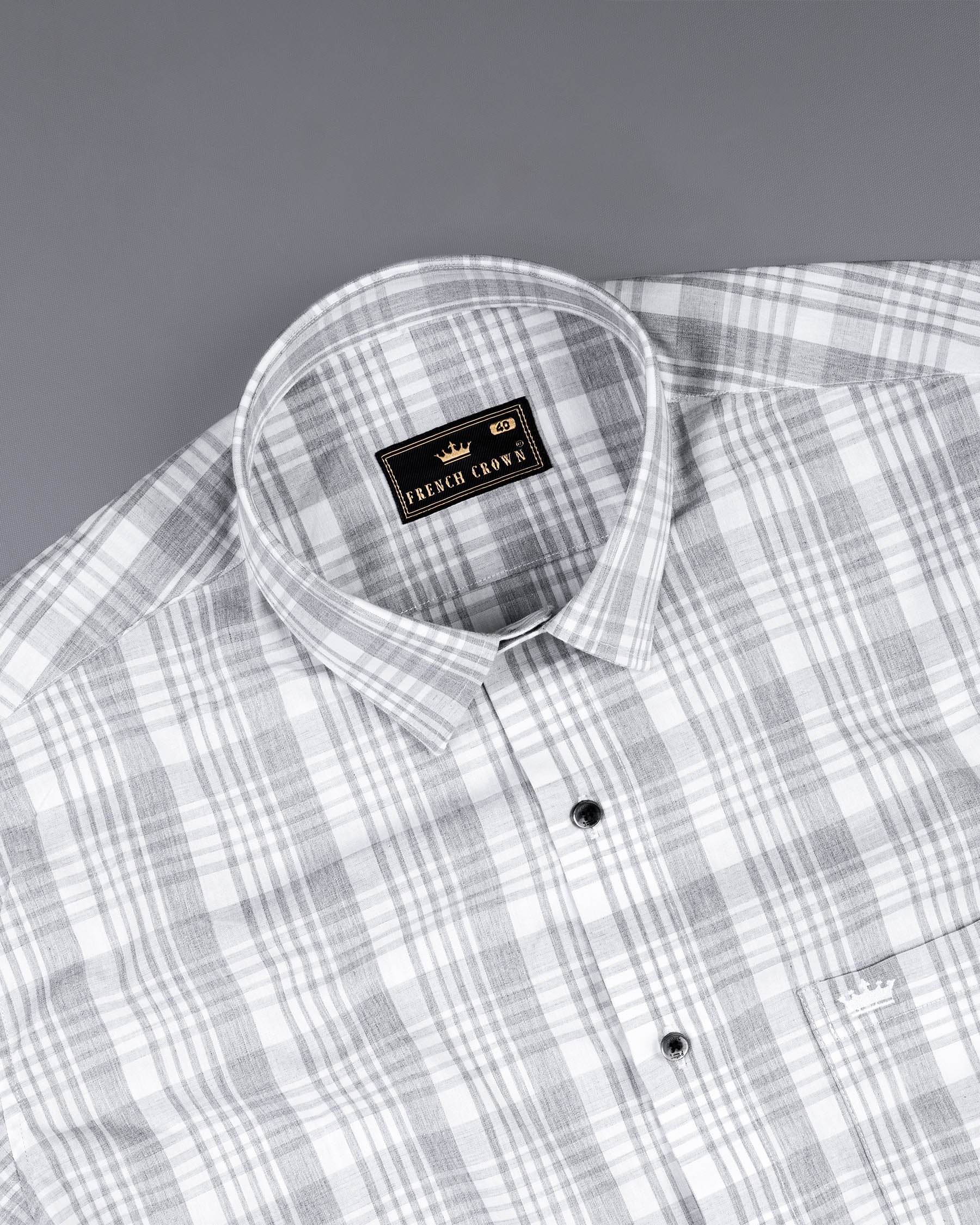Bright White with Pale Slate Gray Premium Cotton Shirt 6952-BLK-38,6952-BLK-38,6952-BLK-39,6952-BLK-39,6952-BLK-40,6952-BLK-40,6952-BLK-42,6952-BLK-42,6952-BLK-44,6952-BLK-44,6952-BLK-46,6952-BLK-46,6952-BLK-48,6952-BLK-48,6952-BLK-50,6952-BLK-50,6952-BLK-52,6952-BLK-52